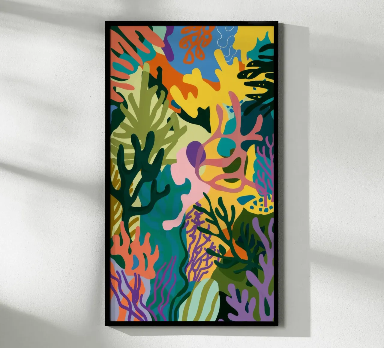 Fetta di giungla verticale poster da Haven Mirage