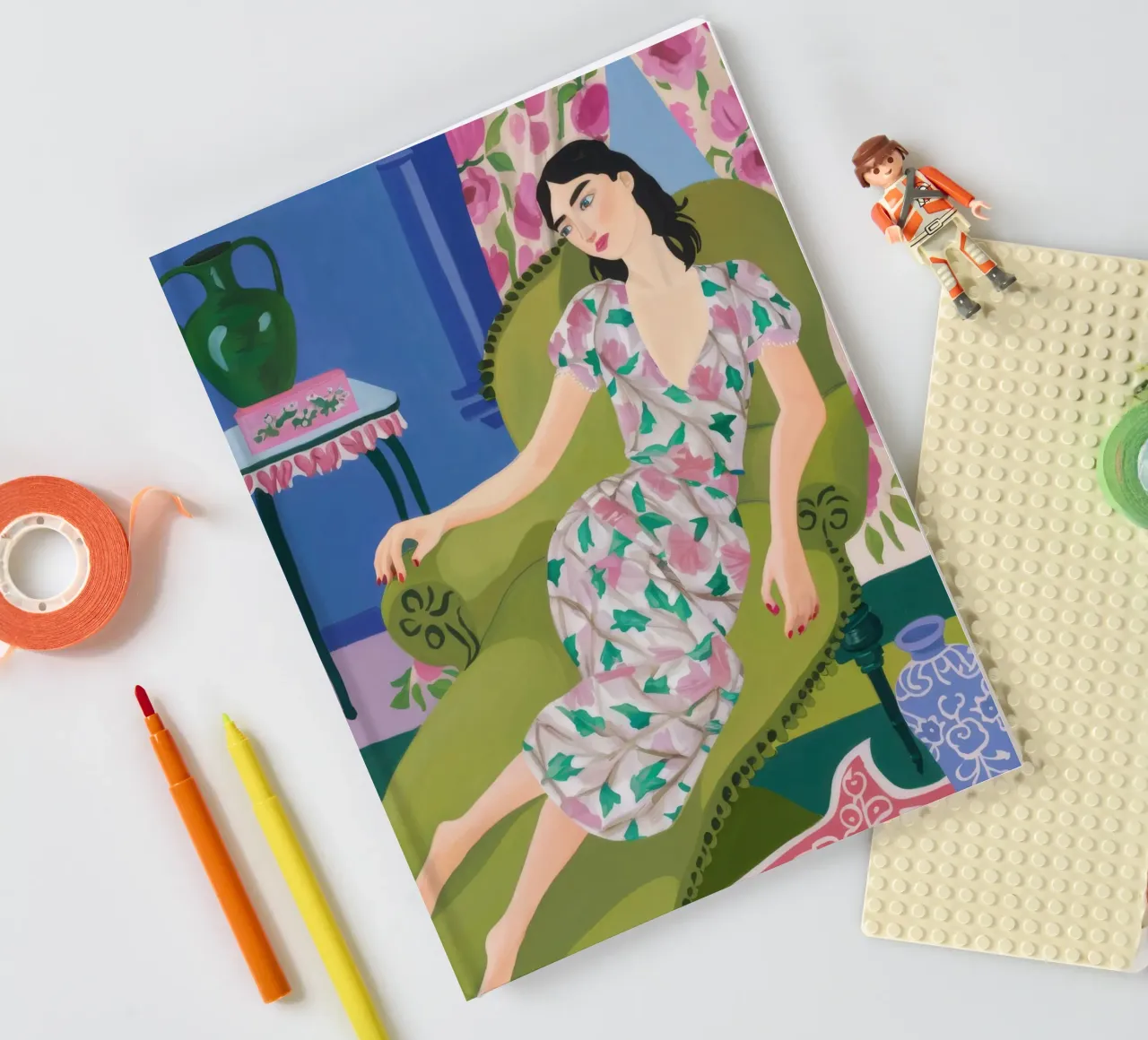 Verdant Repose Nook notebook by Paez Harmony