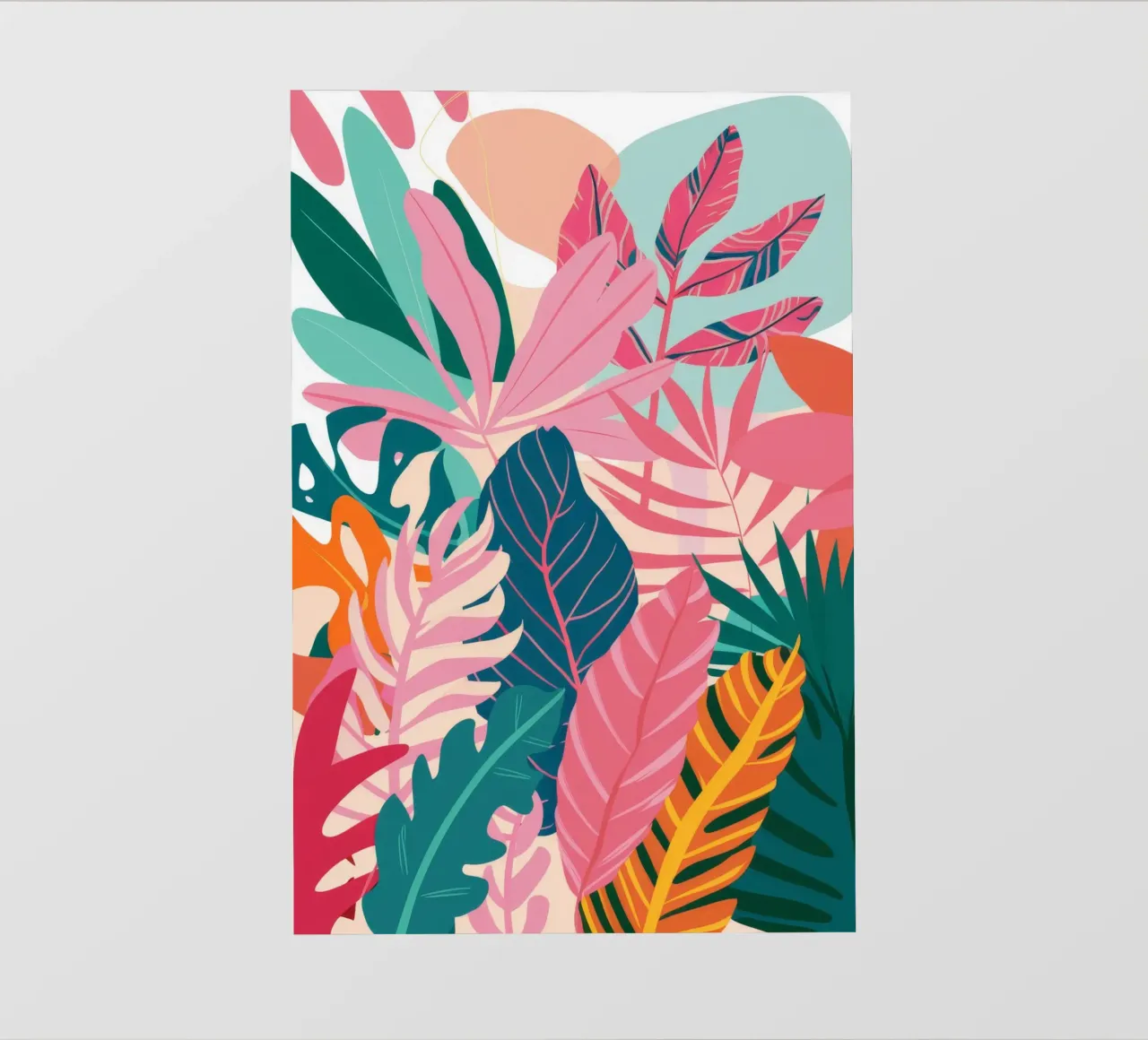 Tropical Pink Paradise photo wallpaper by Haven Mirage
