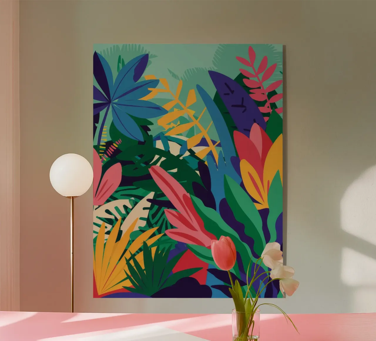Flora selvática crepuscular metacrilato de Paez Harmony