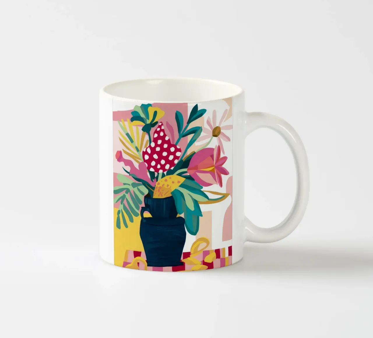 Pop floreale a pois tazza in ceramica da Haven Mirage