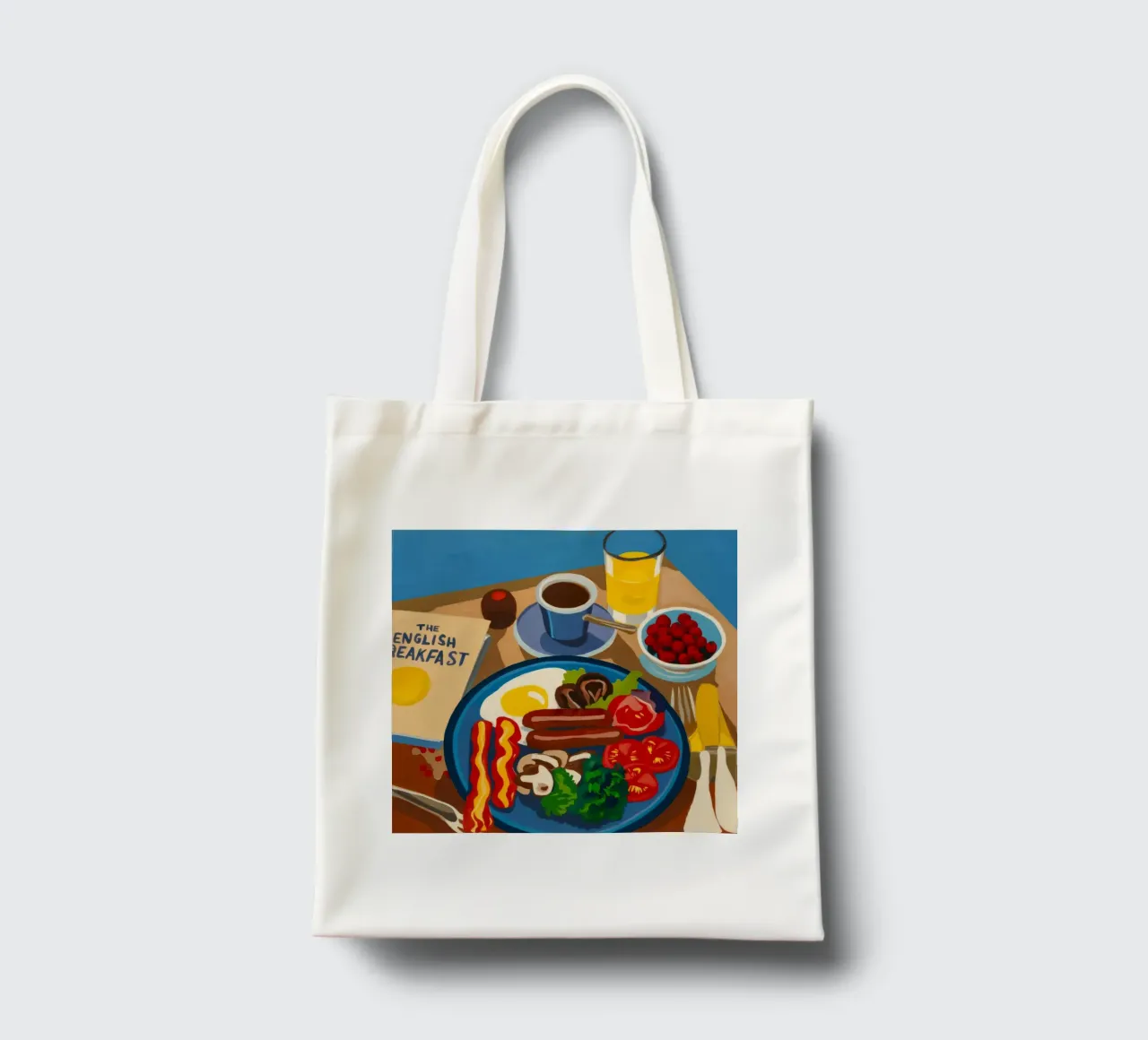 The Ideal Breakfast tote bag by Jasper Rune