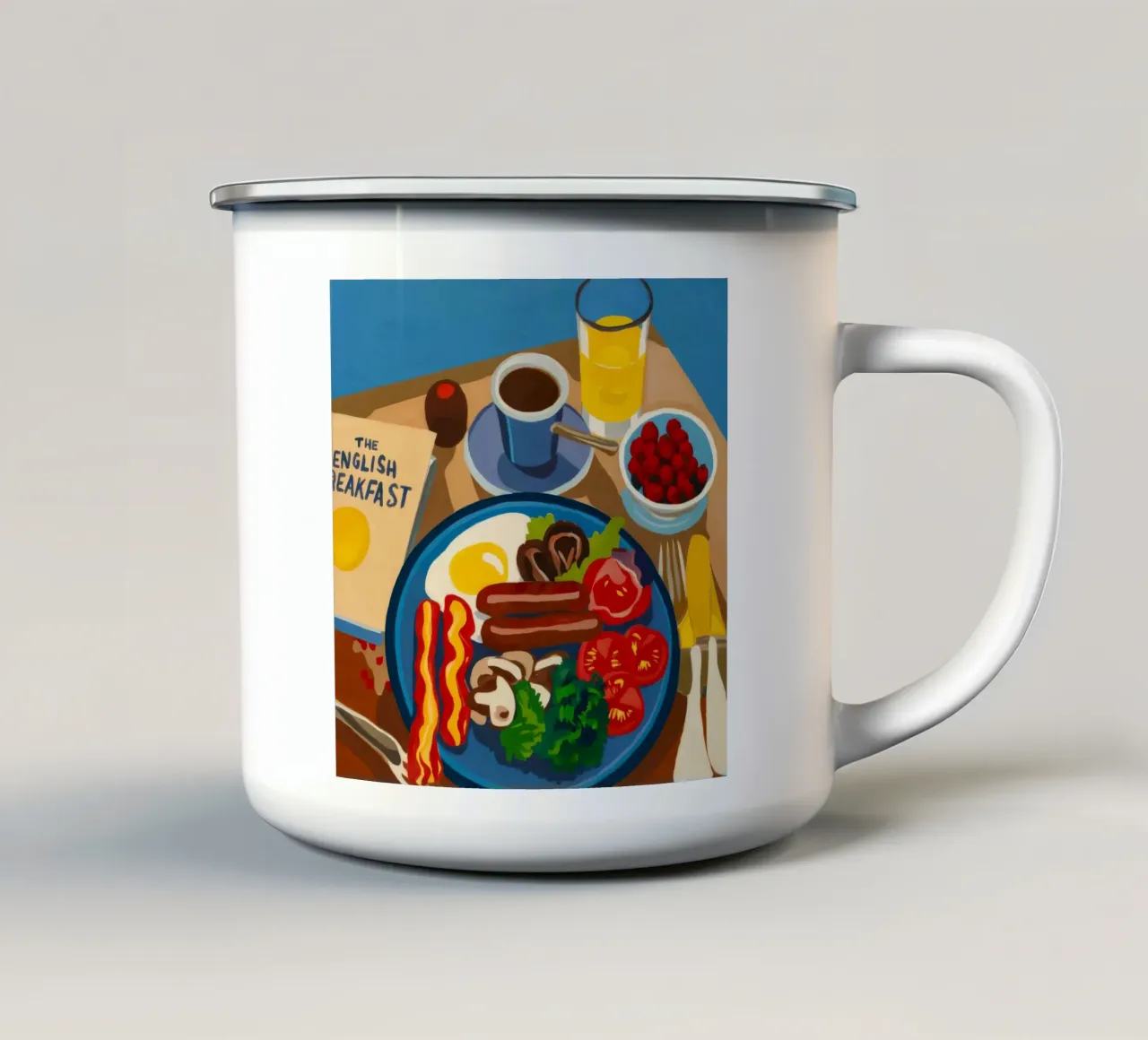 La colazione ideale tazza in smalto da Jasper Rune