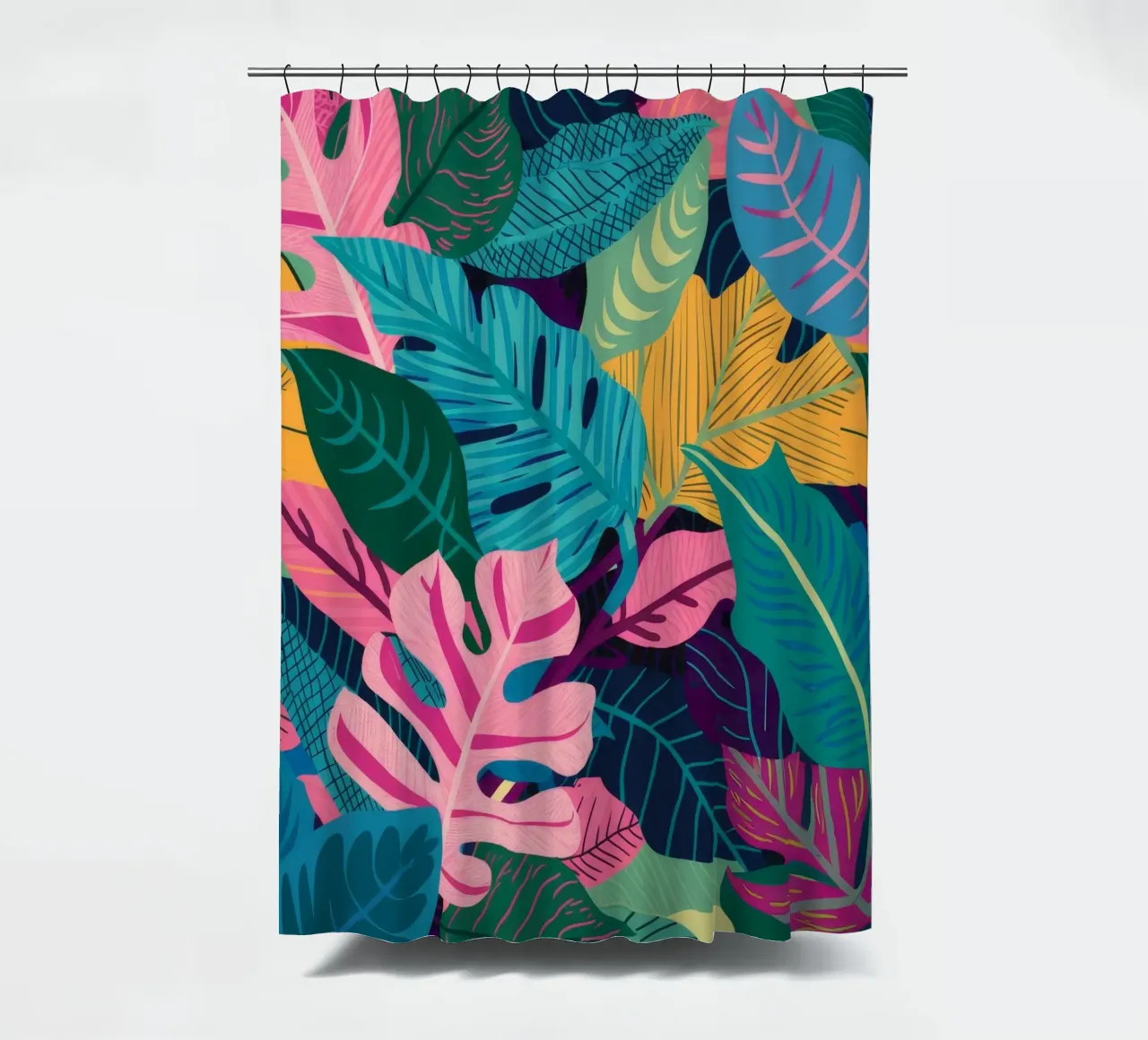 Lush Leaf Canopy shower curtain by Paez Harmony