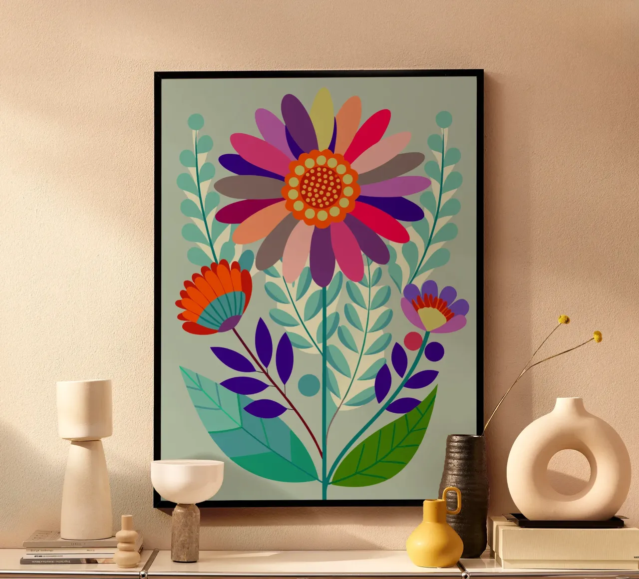 floral ilustration painting art hahnemühle by zetazone