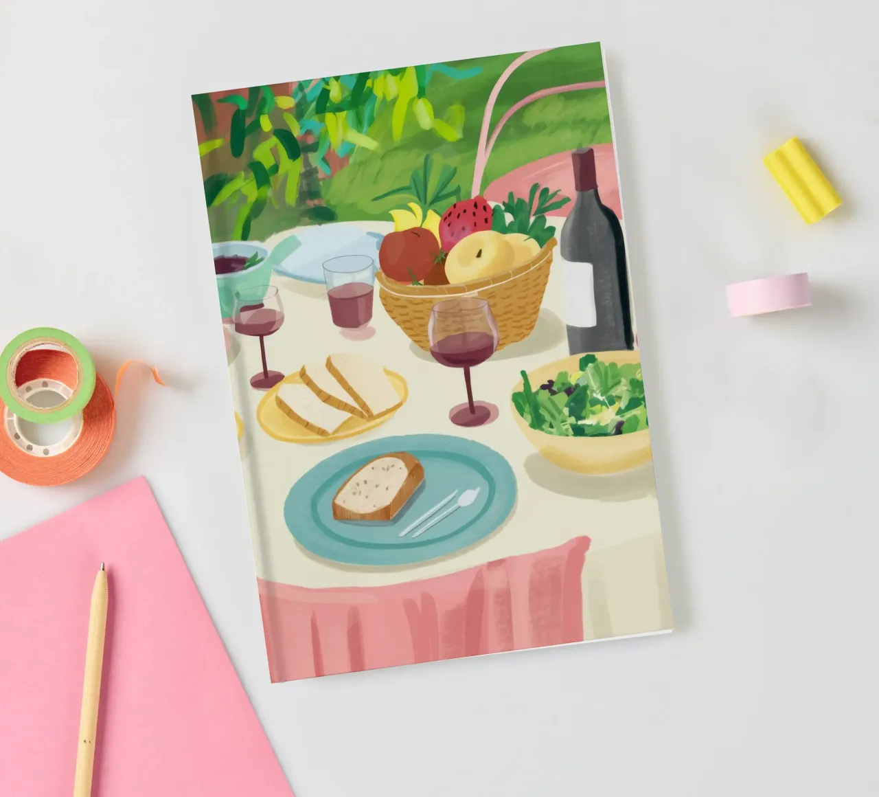 Garden Feast Al Fresco notebook by Haven Mirage