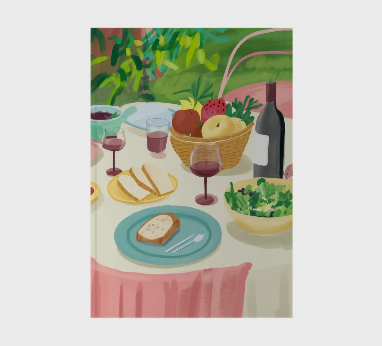 Garden Feast Al Fresco notebook by Haven Mirage