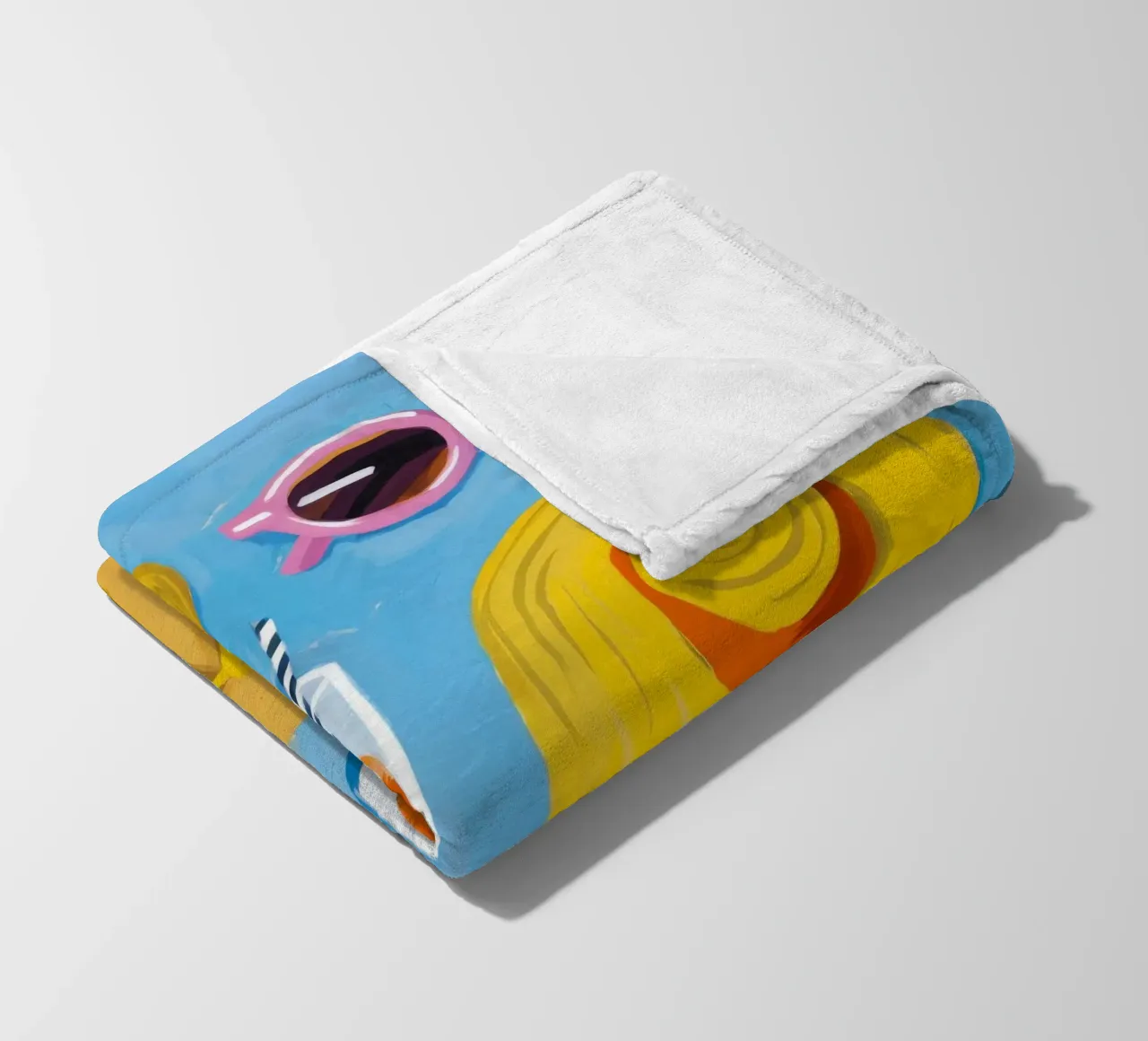 Summer Essentials Flatlay Fleecedecke von Jasper Rune