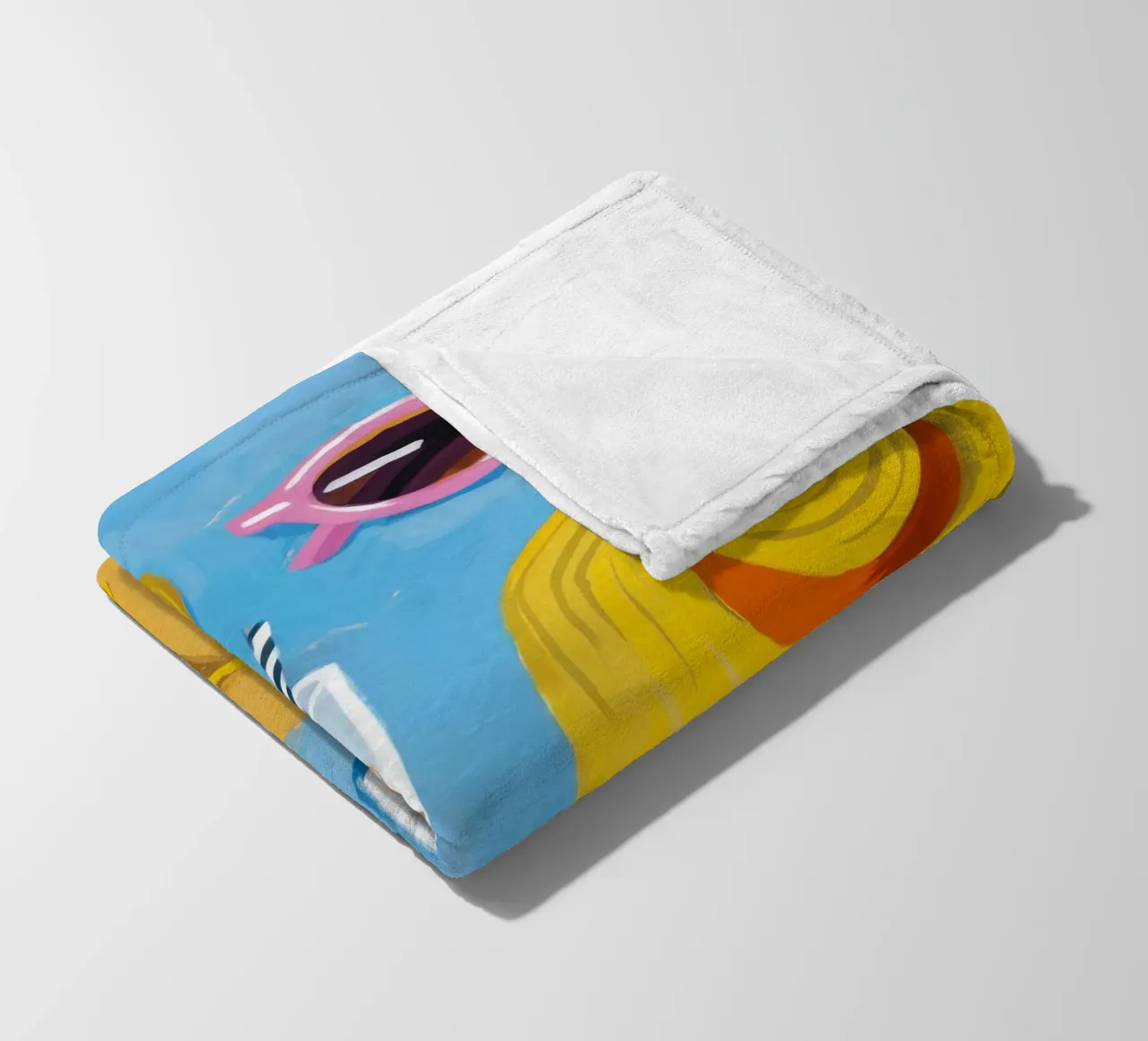 Summer Essentials Flatlay Fleecedecke von Jasper Rune