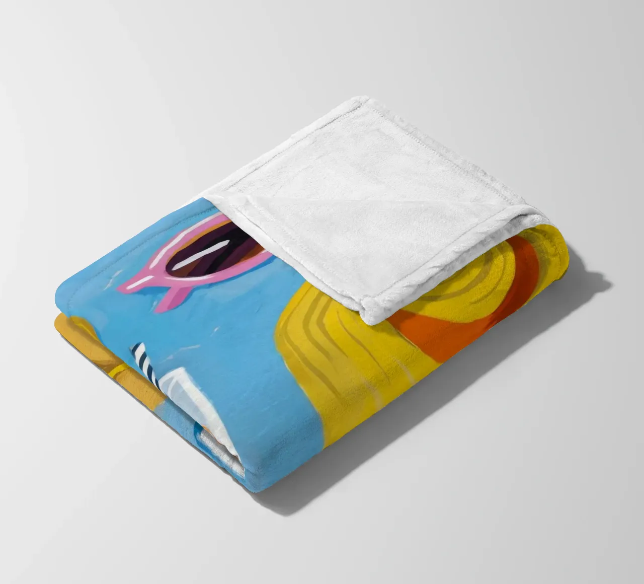 Summer Essentials Flatlay Fleecedecke von Jasper Rune