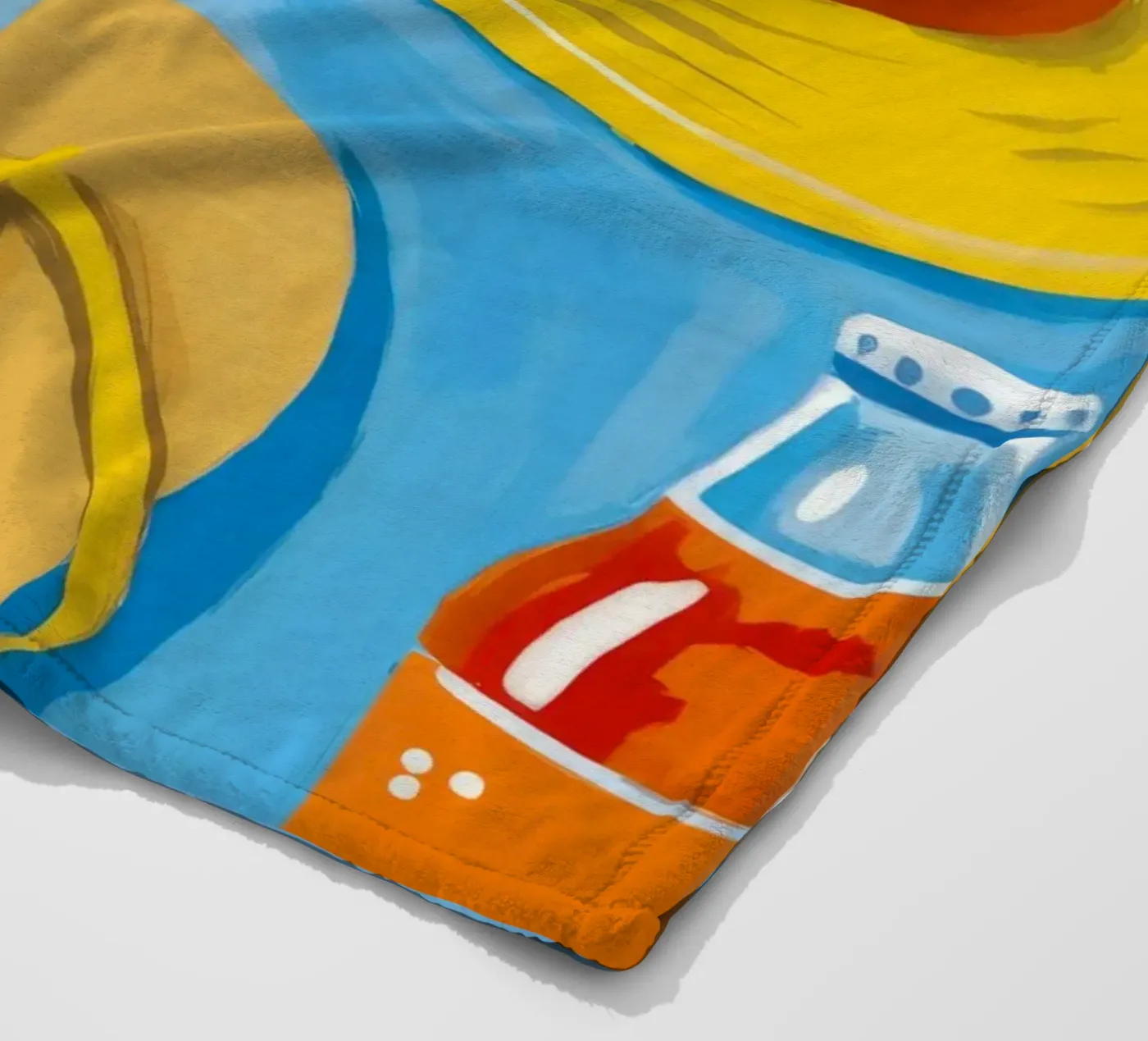 Summer Essentials Flatlay plaid polaire de Jasper Rune