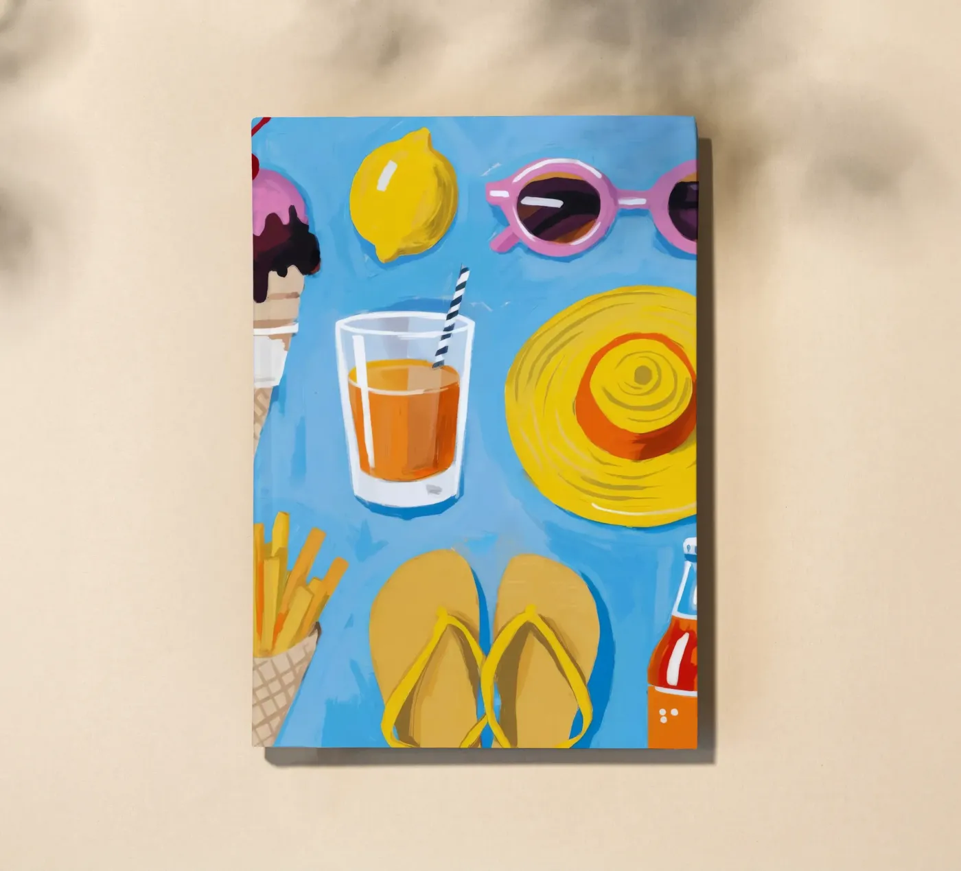 Summer Essentials Flatlay notebook by Jasper Rune