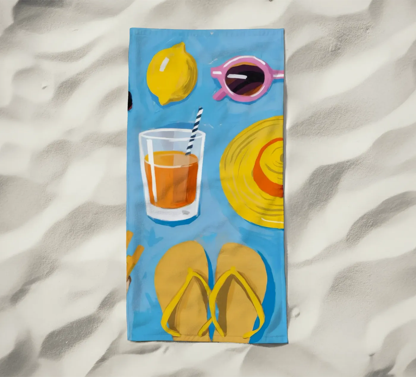 Summer Essentials Flatlay telo mare da Jasper Rune