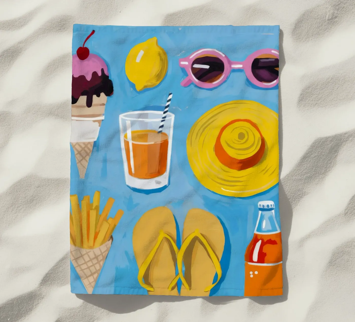 Summer Essentials Flatlay telo mare da Jasper Rune