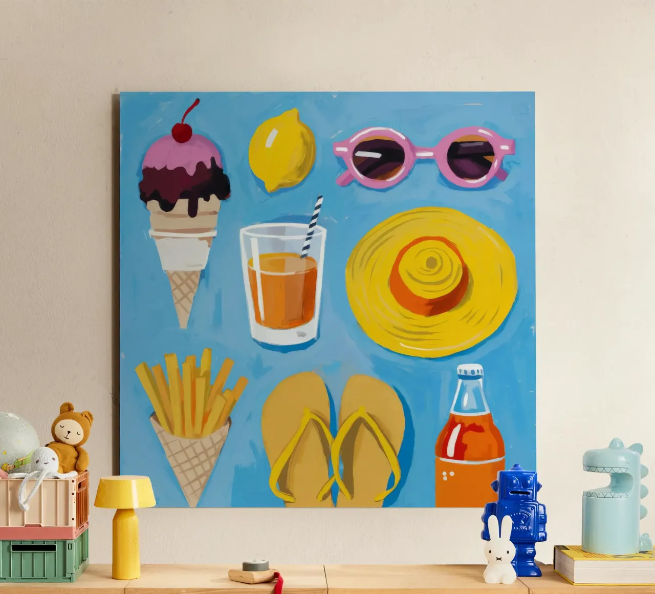 Summer Essentials Flatlay forex plate by Jasper Rune