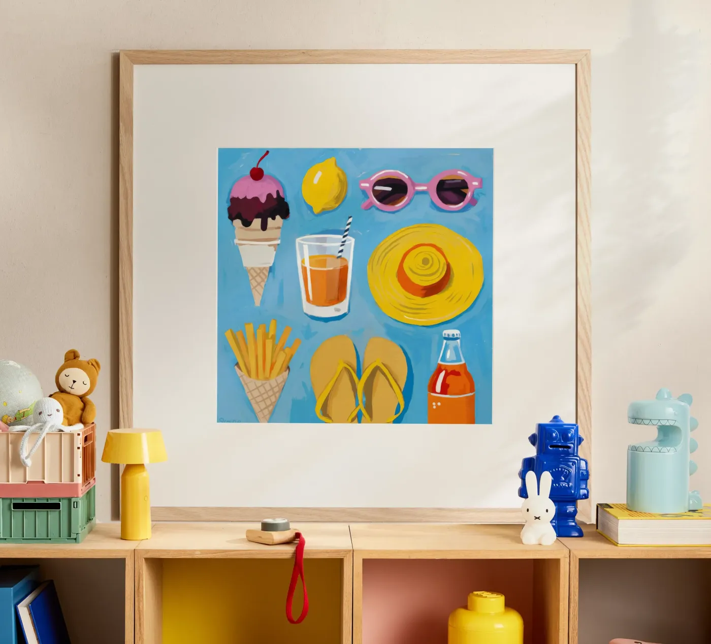 Summer Essentials Flatlay poster de Jasper Rune