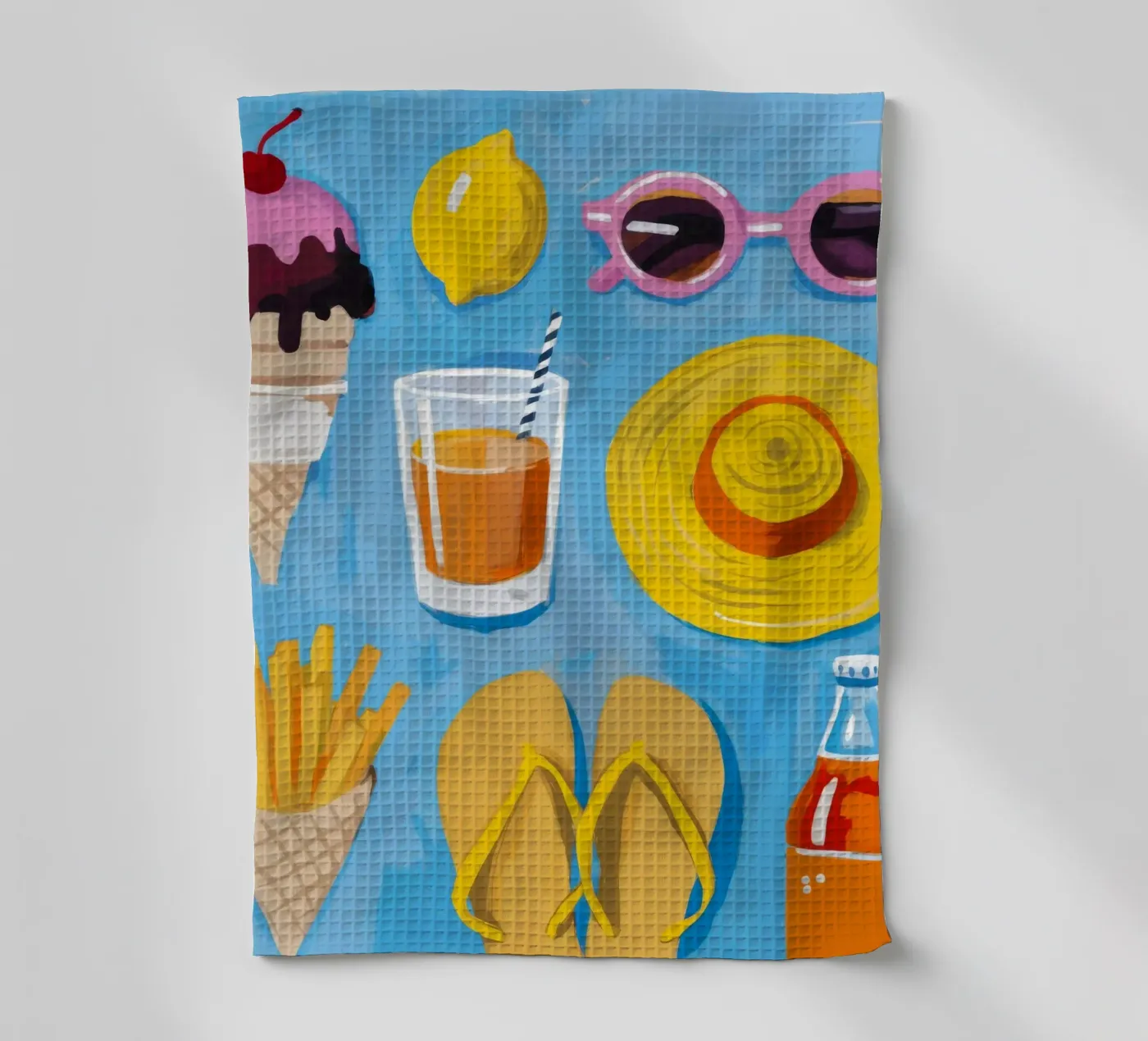 Summer Essentials Flatlay torchon de Jasper Rune