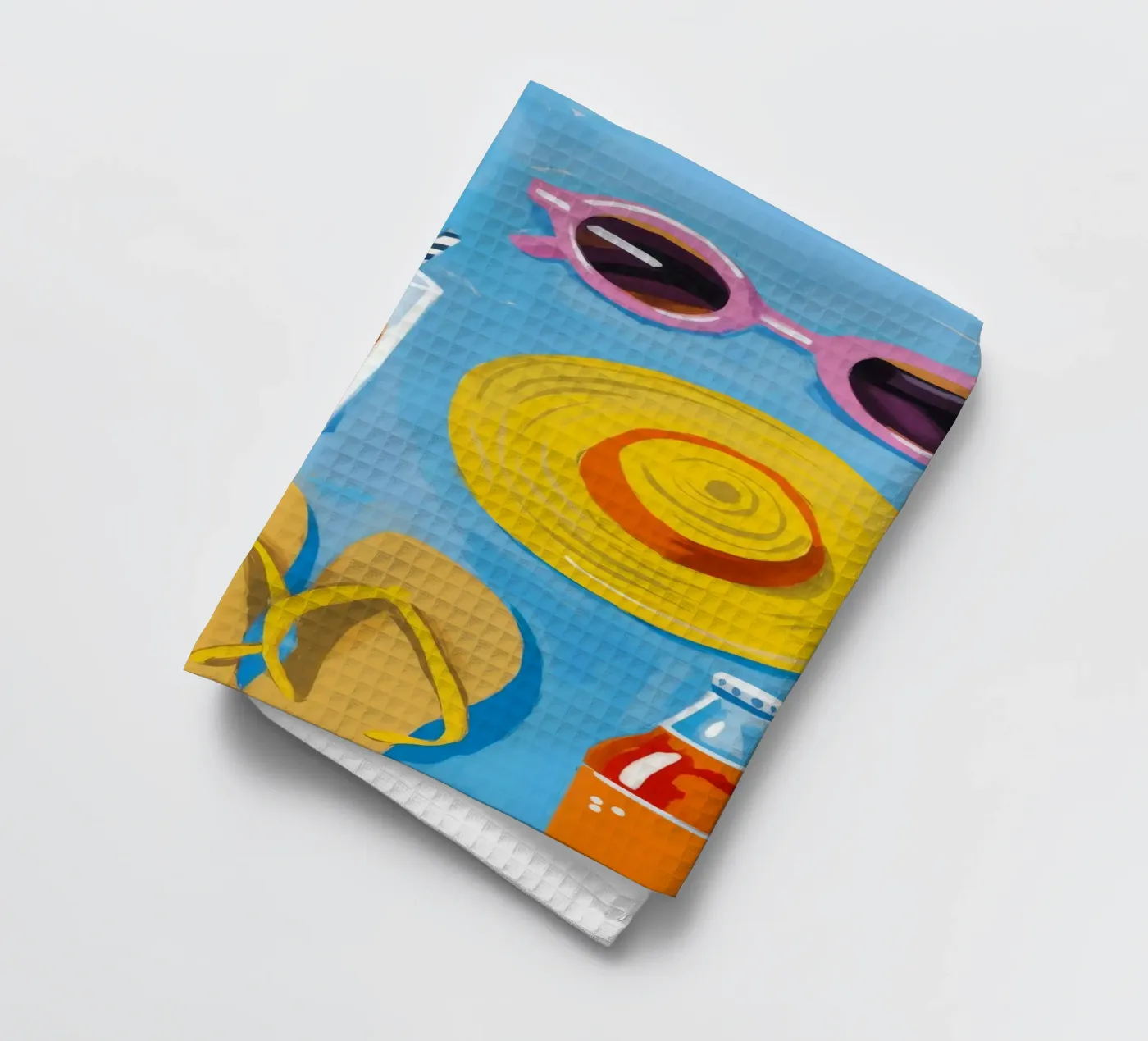 Summer Essentials Flatlay torchon de Jasper Rune