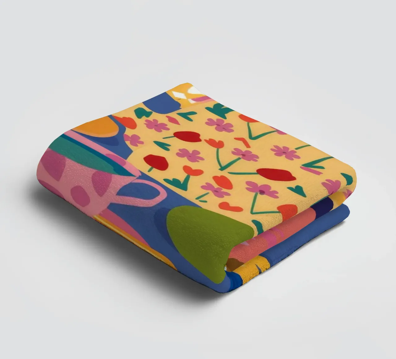 Abstract Teapot Swirls towel by Haven Mirage
