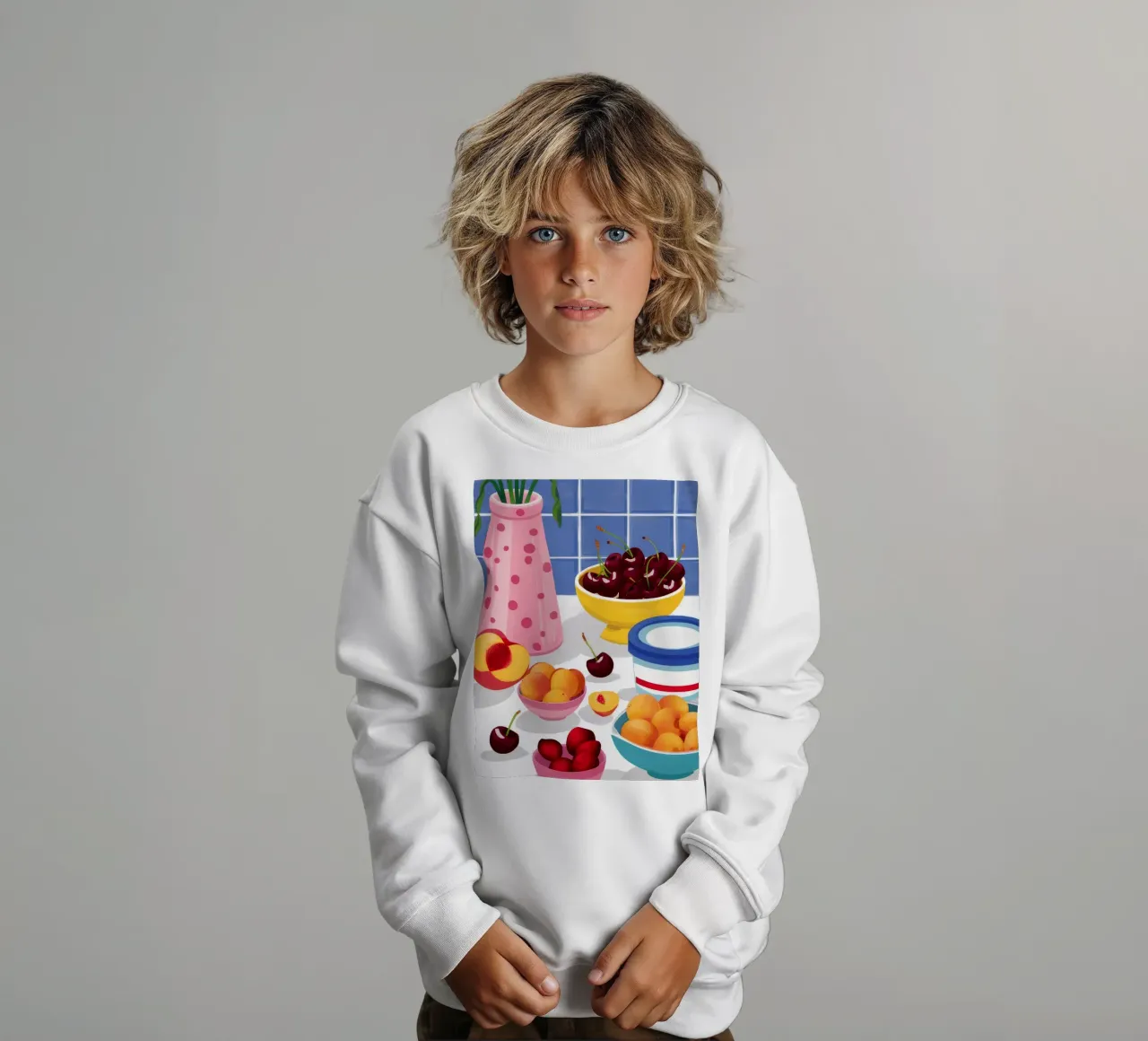Frutta estiva felpa bambino da Jasper Rune