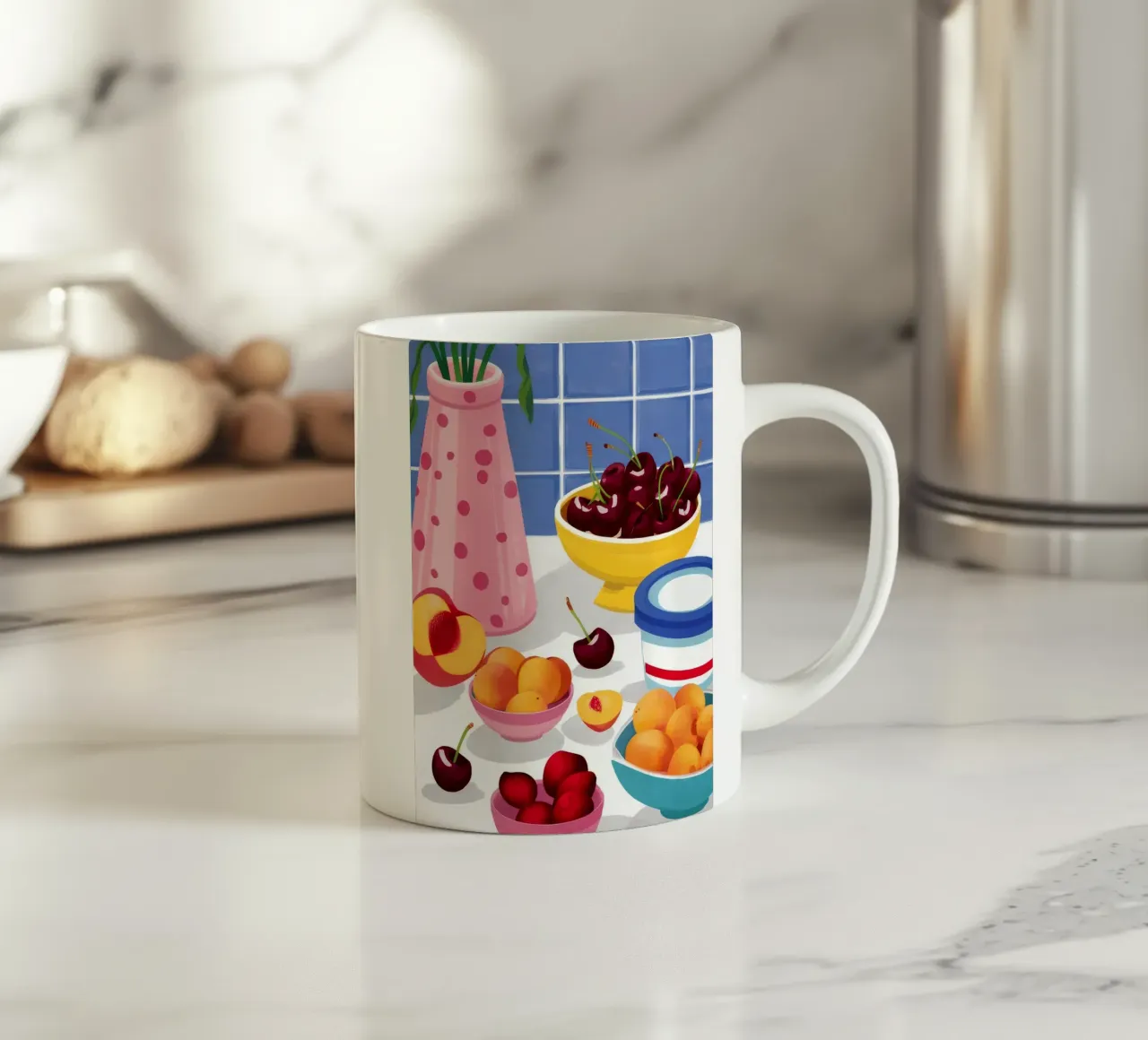 Frutta estiva tazza in ceramica da Jasper Rune