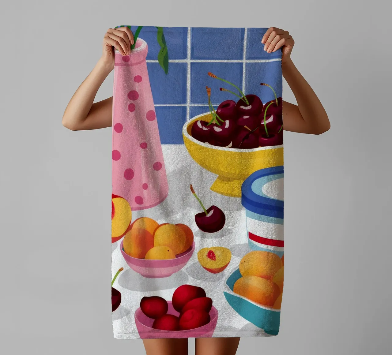 Frutta estiva asciugamano da bagno da Jasper Rune