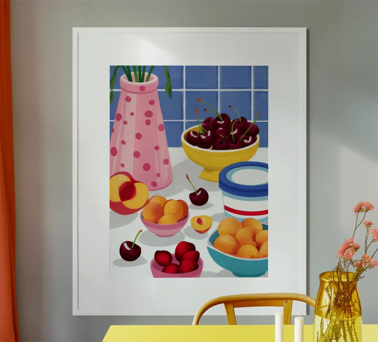 Frutta estiva carta hahnemühle da Jasper Rune
