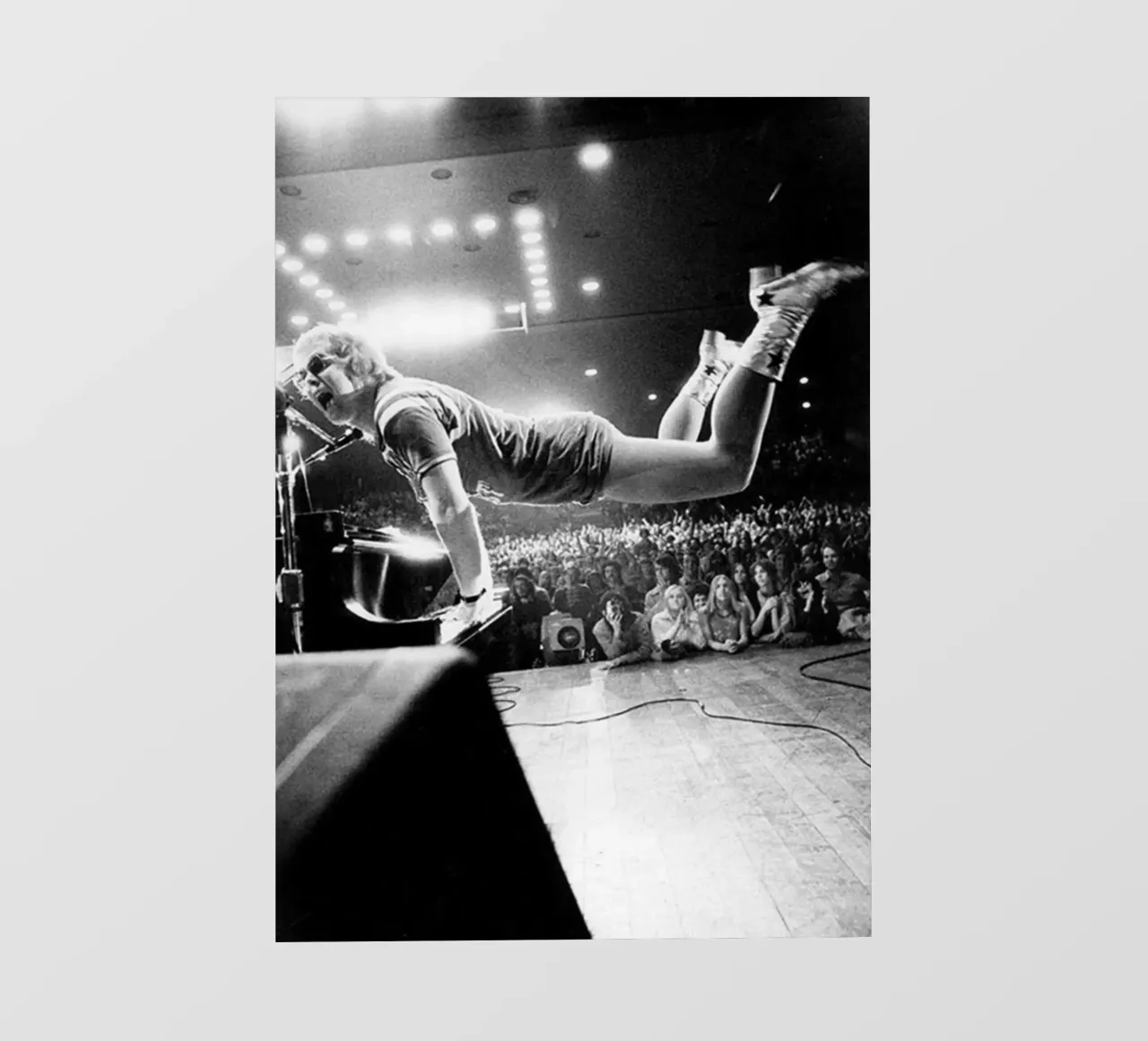 Frestyle Elton John Concert Black And White telo in pvc da fardanjadex