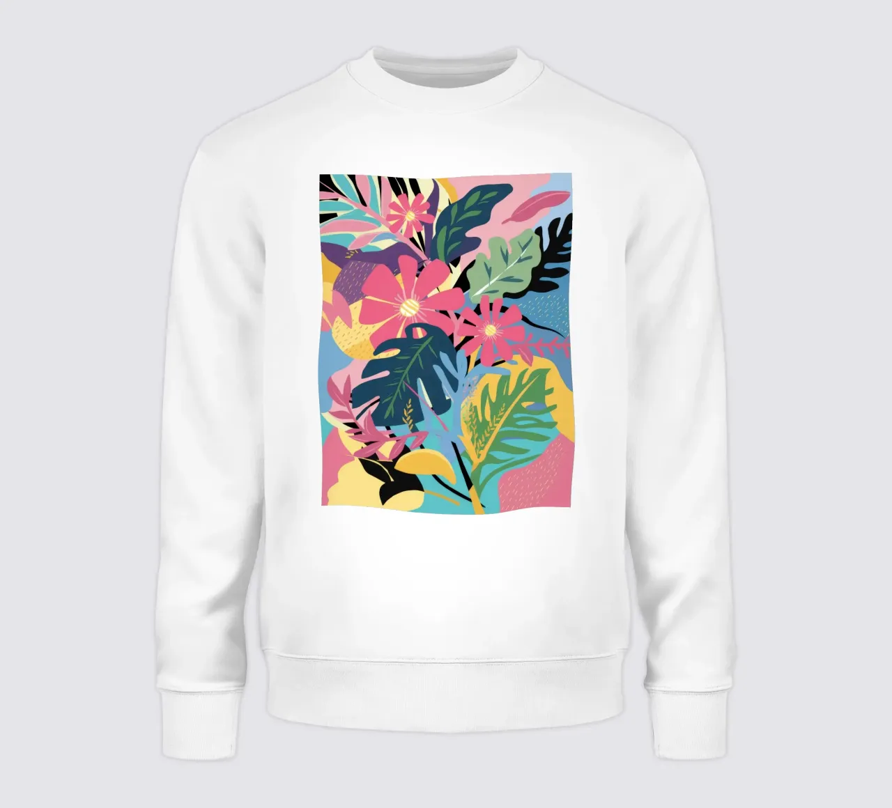 Abstract Tropicana Blooms sweatshirt by Paez Harmony