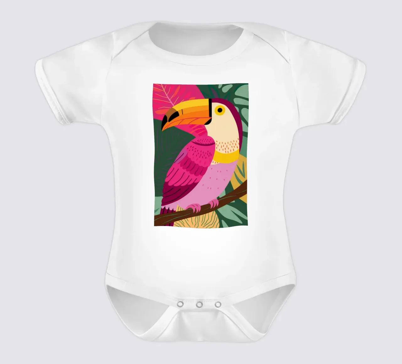 Toucan Tropics Tango body neonato maniche corte da Haven Mirage