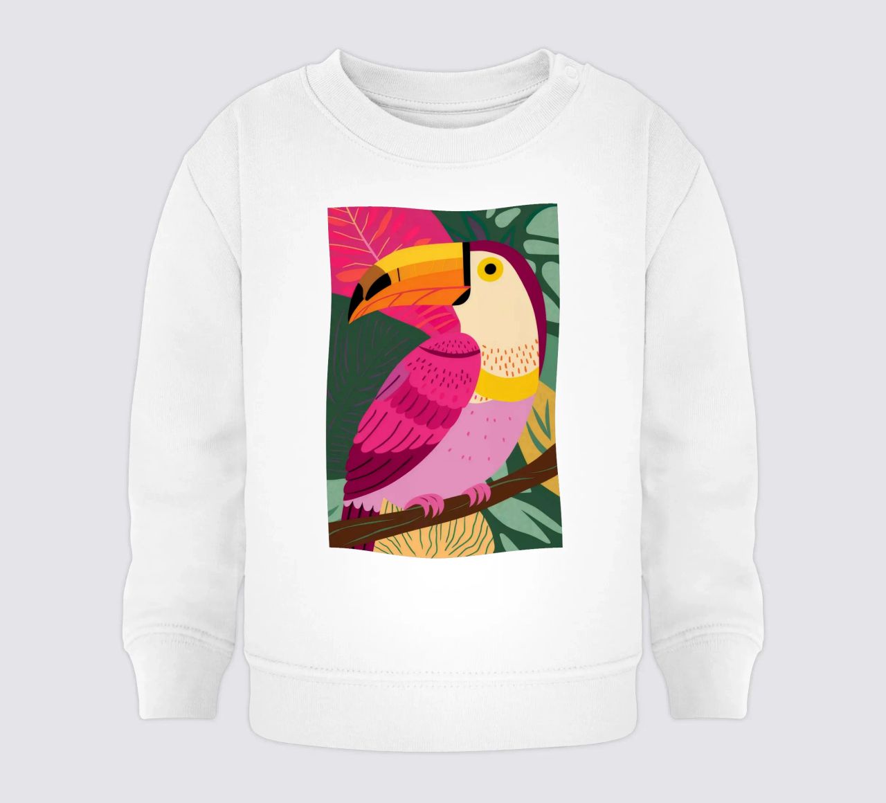 Toucan Tropics Tango felpa neonato da Haven Mirage