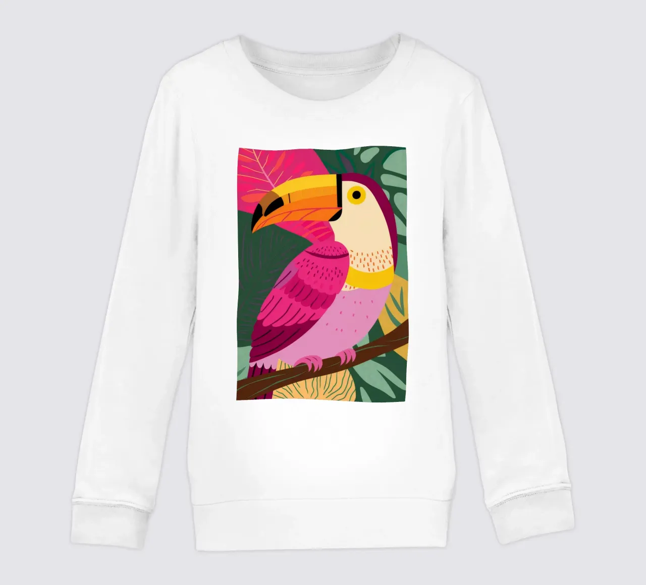 Toucan Tropics Tango felpa bambino da Haven Mirage