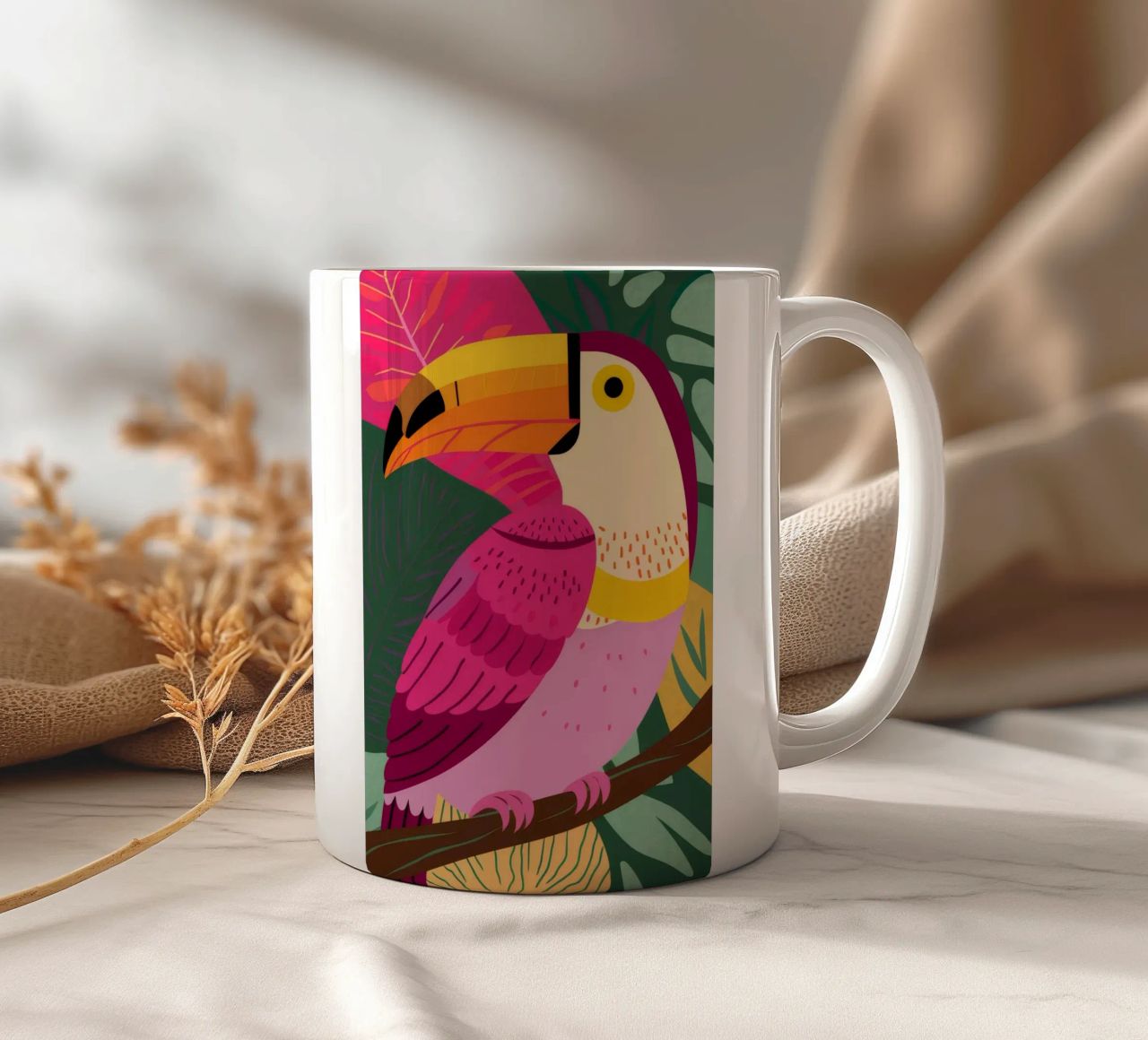 Toucan Tropics Tango tazza in ceramica da Haven Mirage