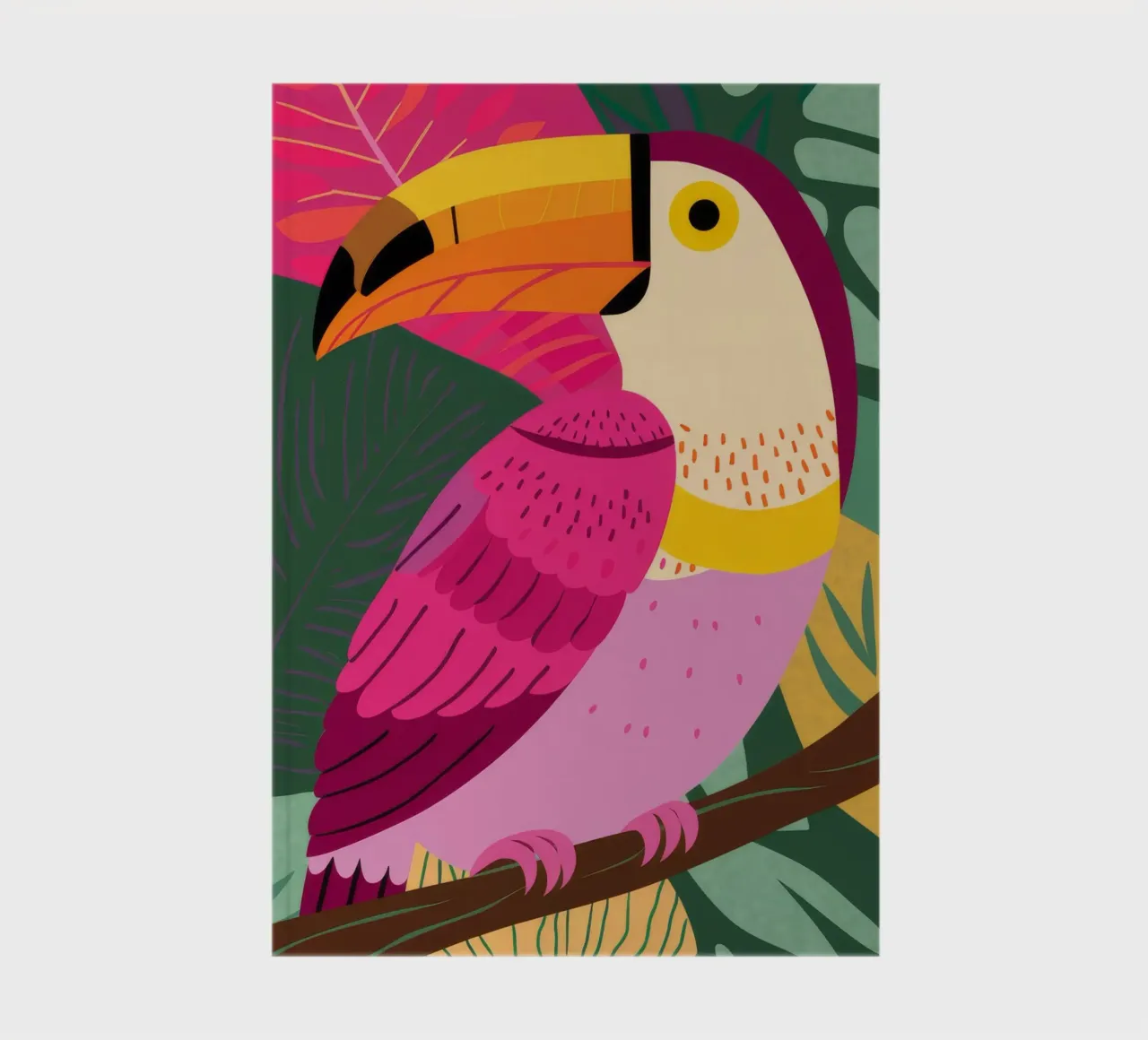 Toucan Tropics Tango notebook by Haven Mirage