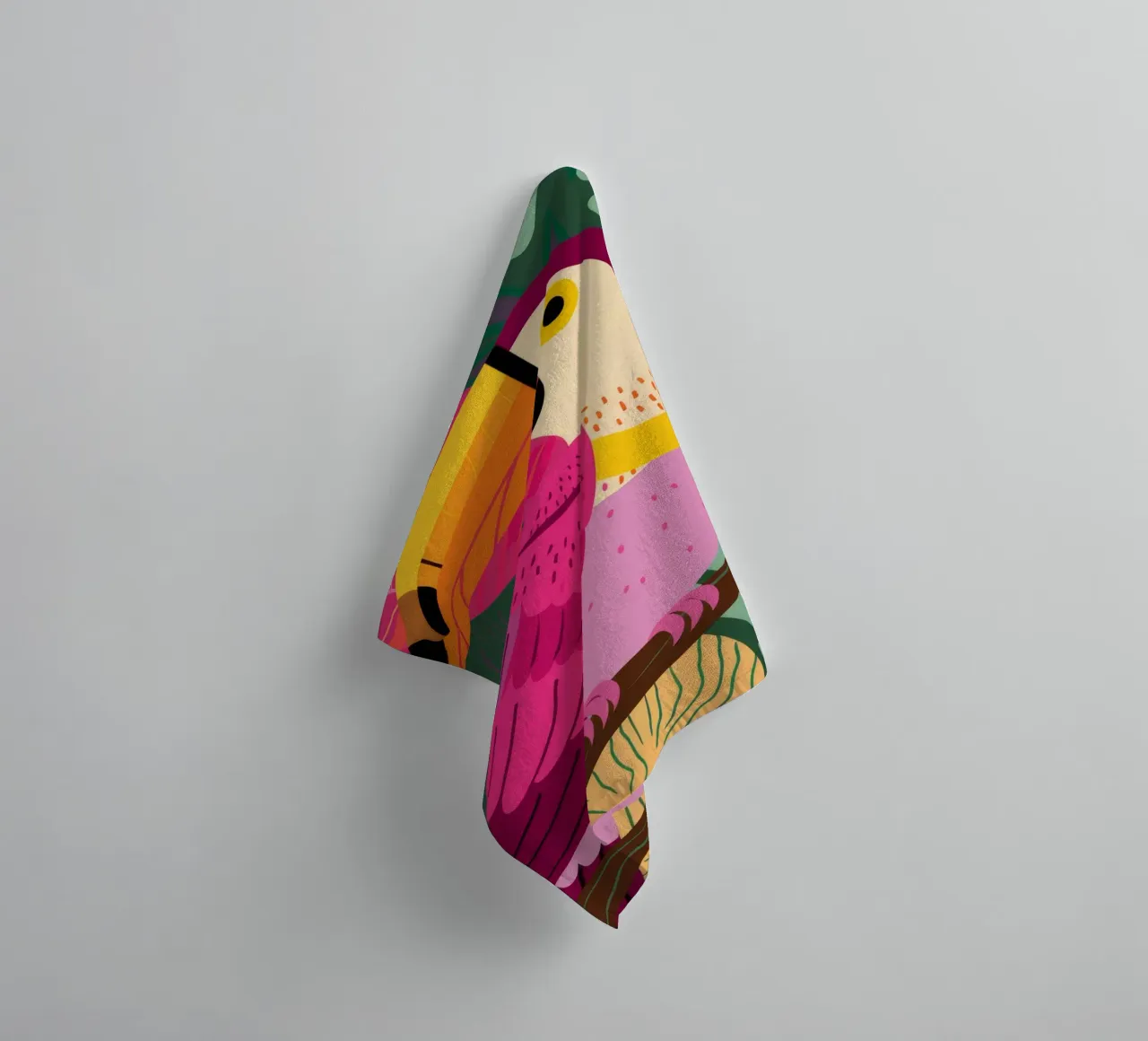 Toucan Tropics Tango asciugamano da bagno da Haven Mirage