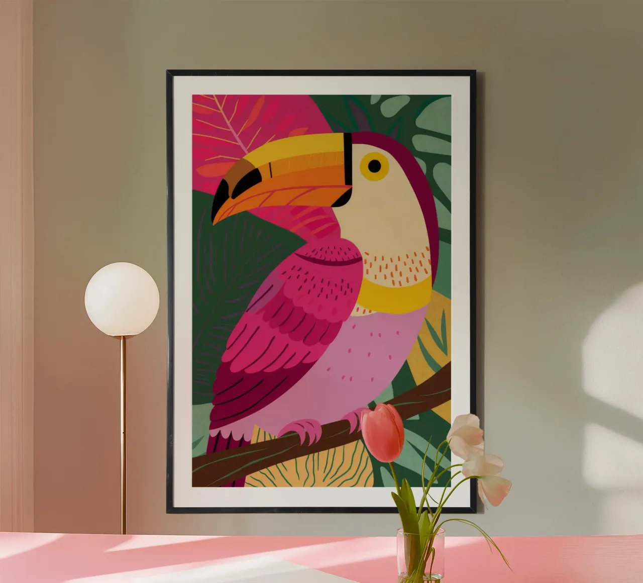 Toucan Tropics Tango carta hahnemühle da Haven Mirage