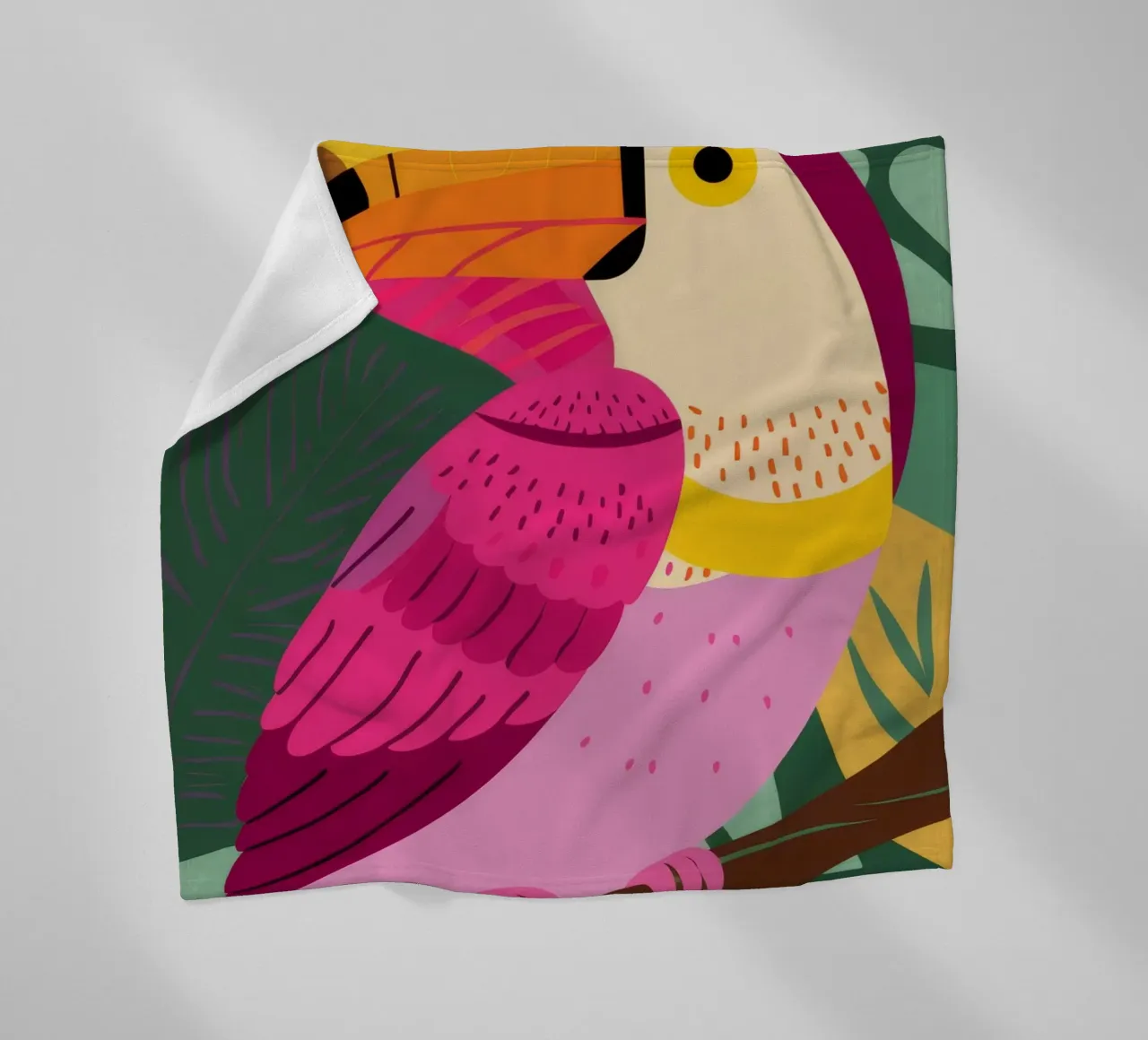 Toucan Tropics Tango coperta in pile da Haven Mirage