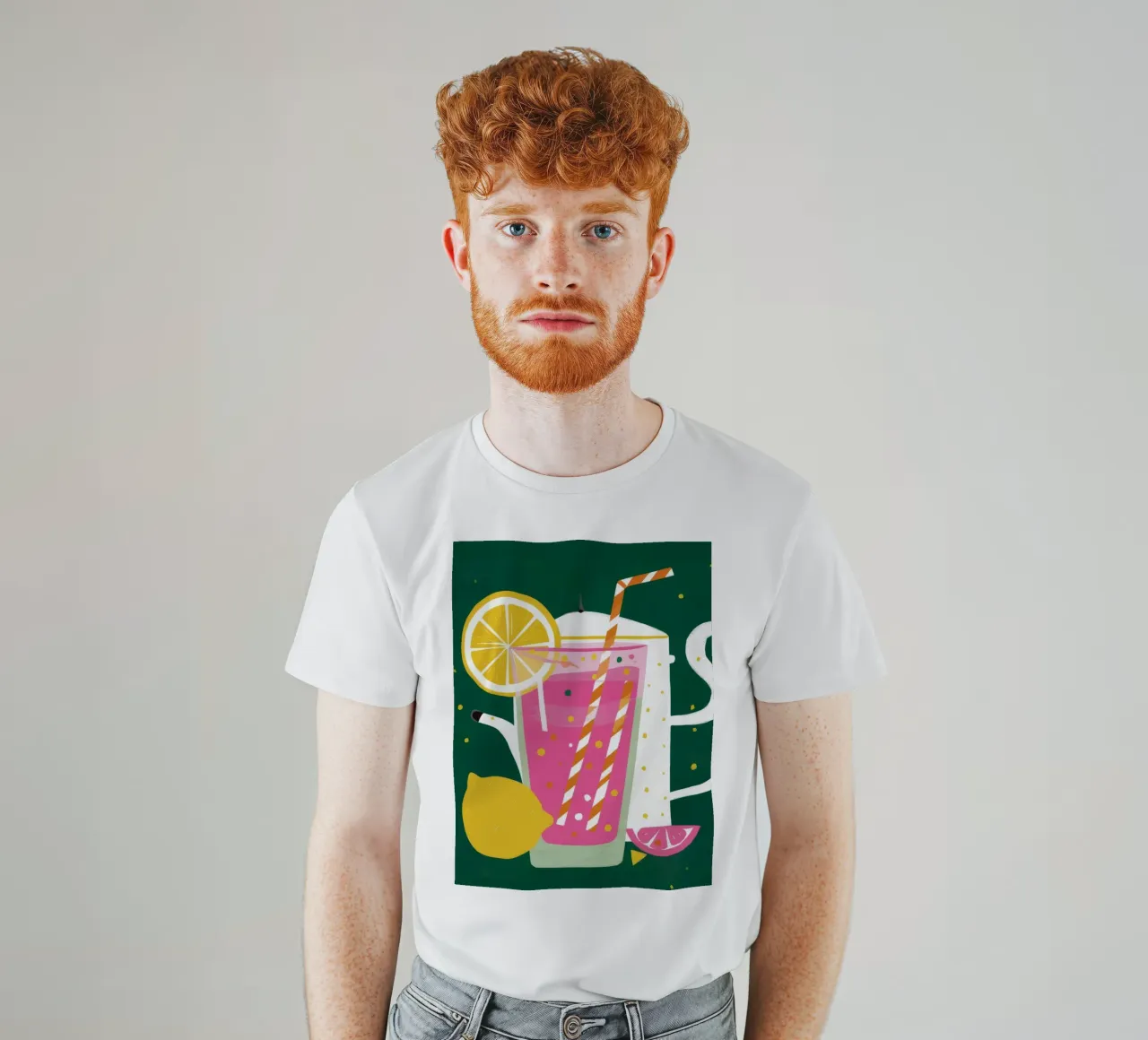 Limonata rosa pop t-shirt da Jasper Rune