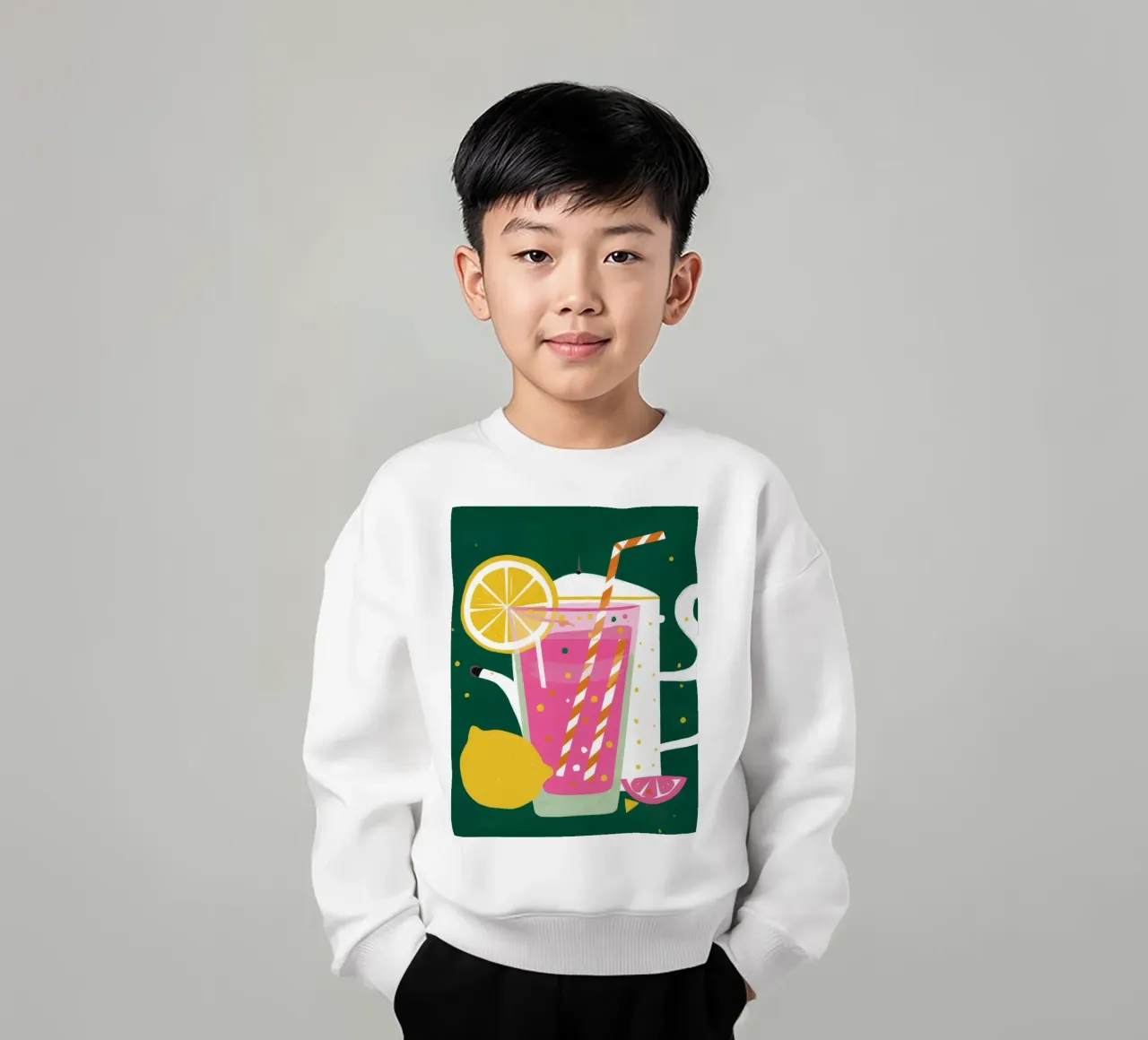 Limonada rosa Pop sudadera para niño de Jasper Rune