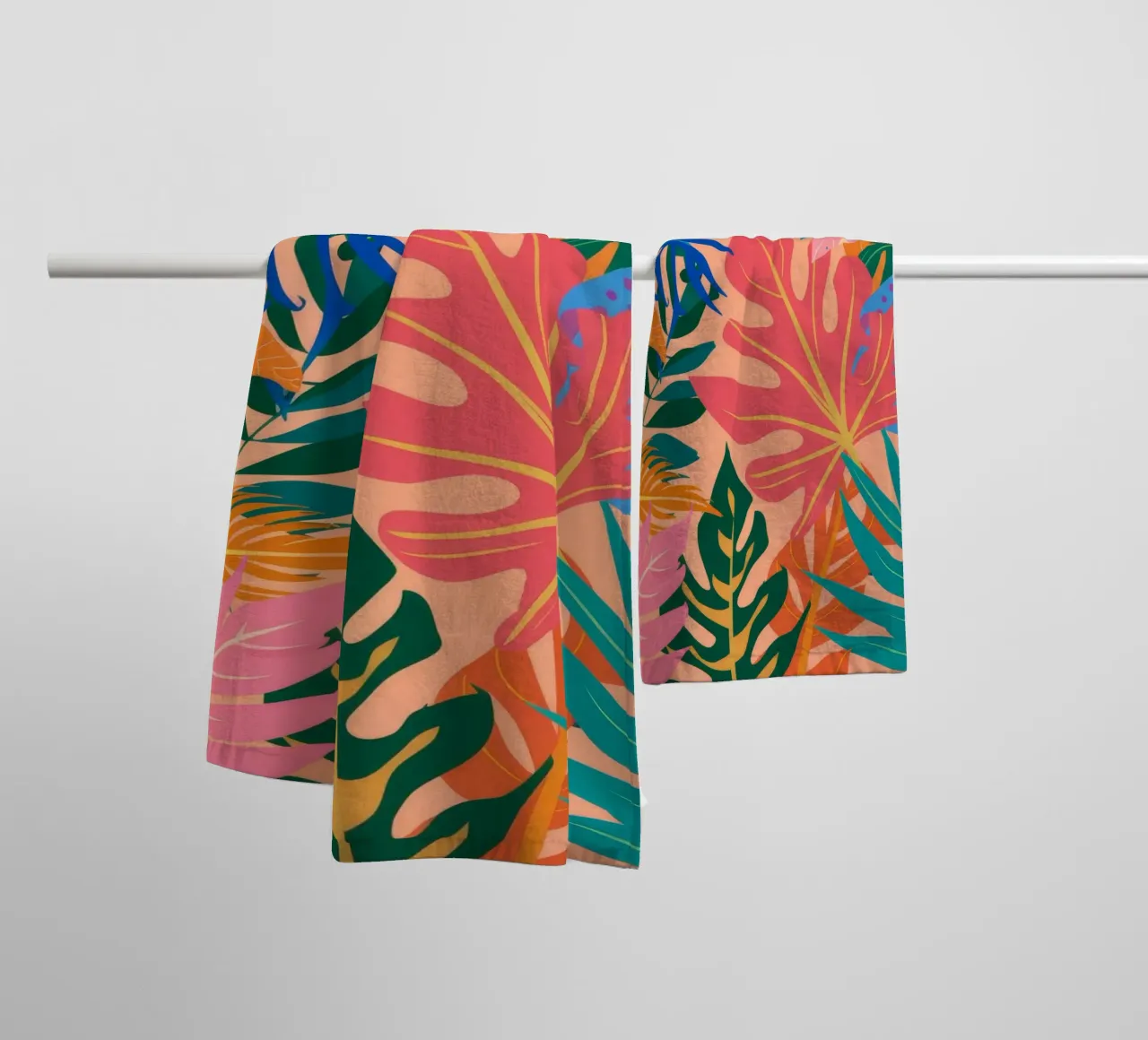 Coral Reef Jungle towel by Paez Harmony