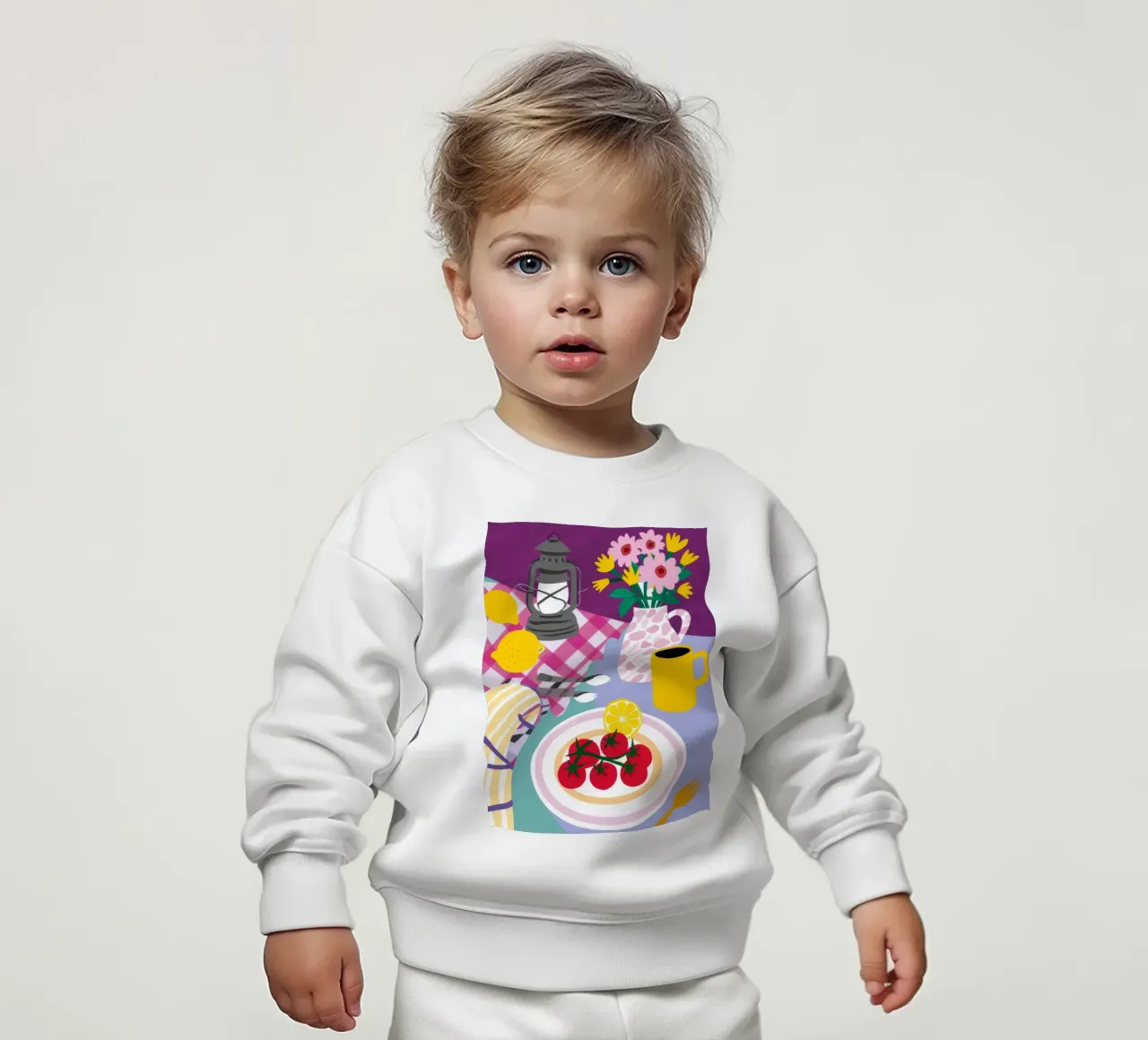 Crostata Picnic ai frutti di bosco felpa neonato da Jasper Rune