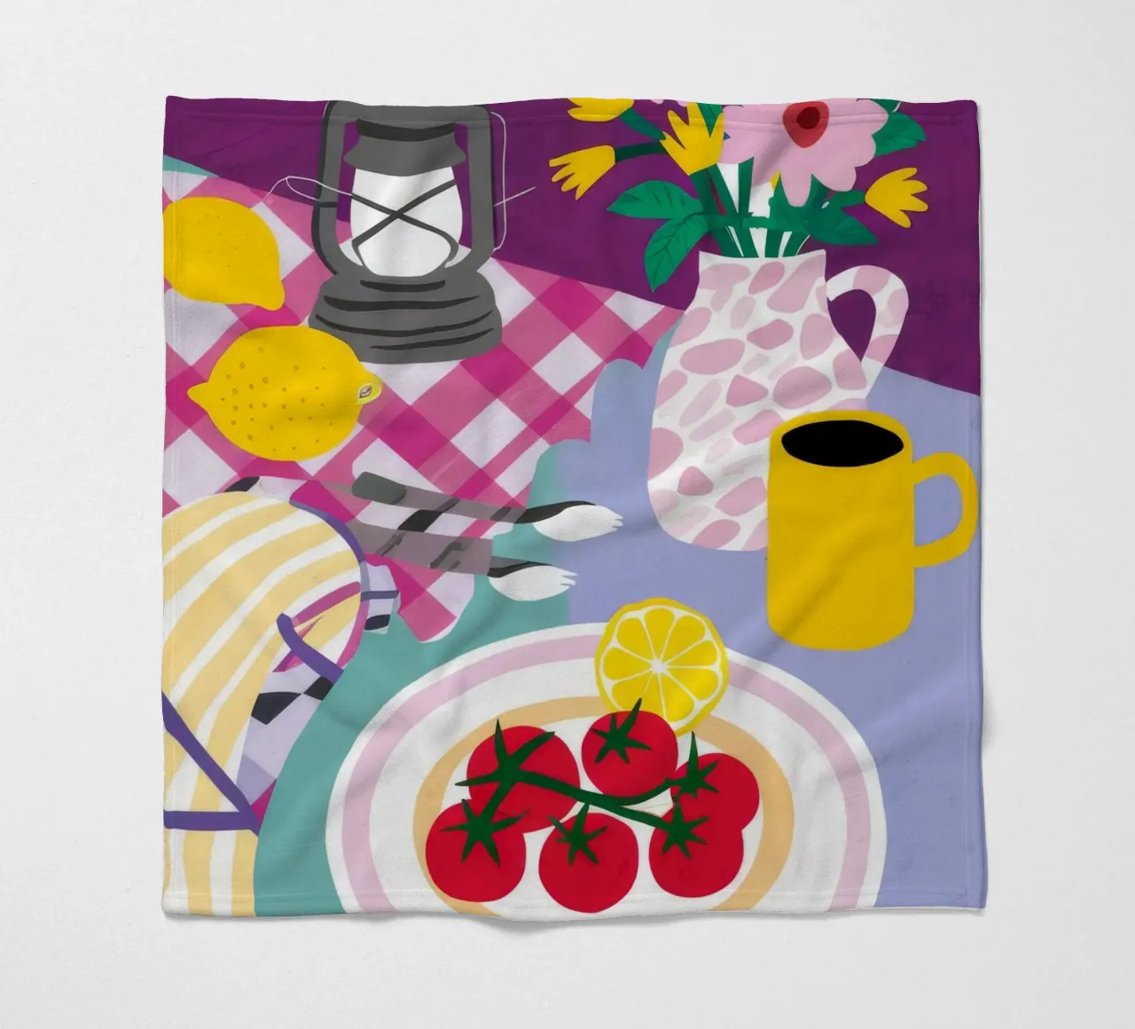 Crostata Picnic ai frutti di bosco coperta in pile da Jasper Rune