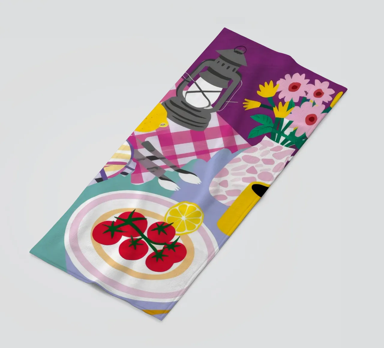 Crostata Picnic ai frutti di bosco telo mare da Jasper Rune