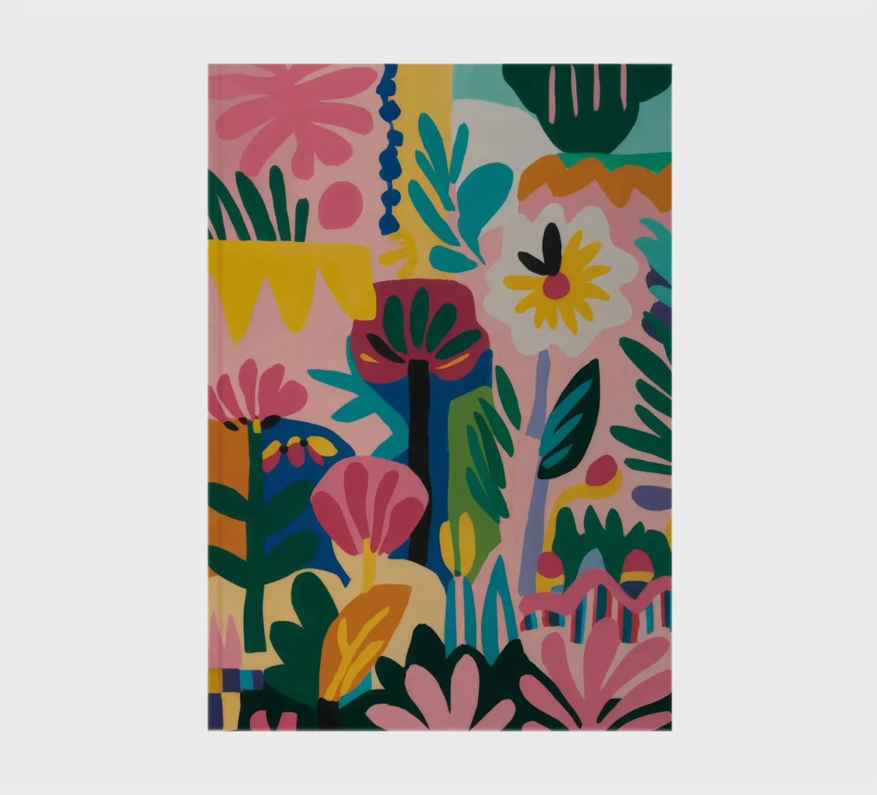 Abstract Garden Forms notebook by Paez Harmony