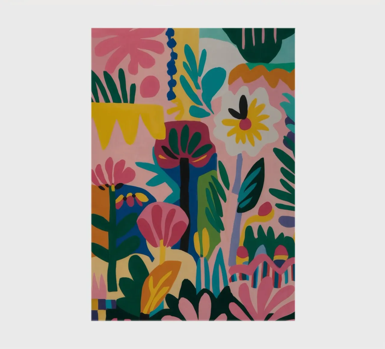 Abstract Garden Forms notebook by Paez Harmony