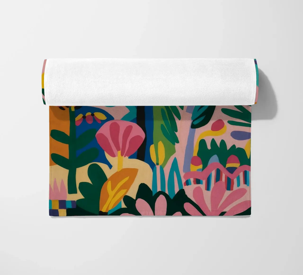 Abstract Garden Forms beach towel by Paez Harmony
