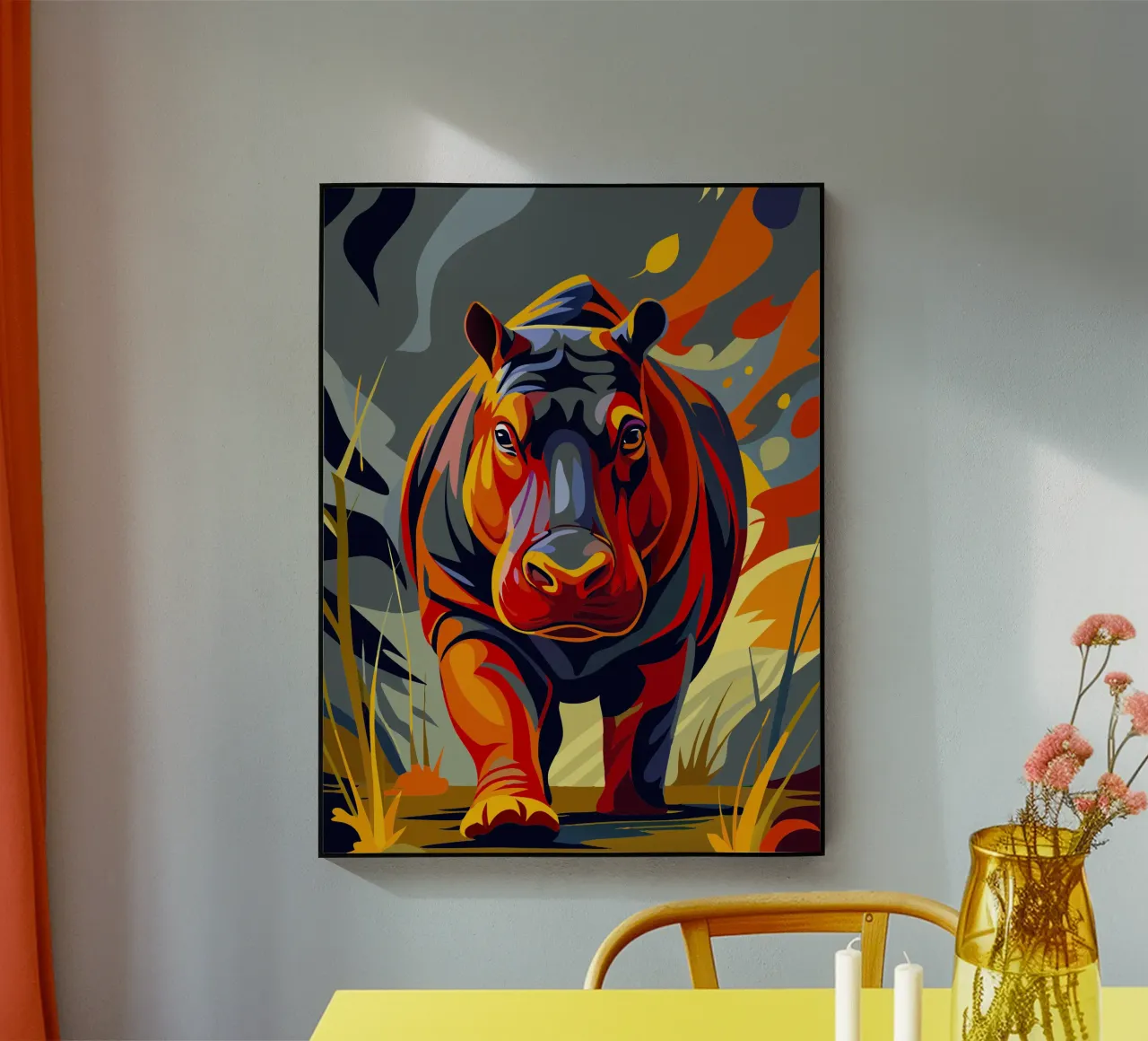 hippopotamus plexiglass da zetazone