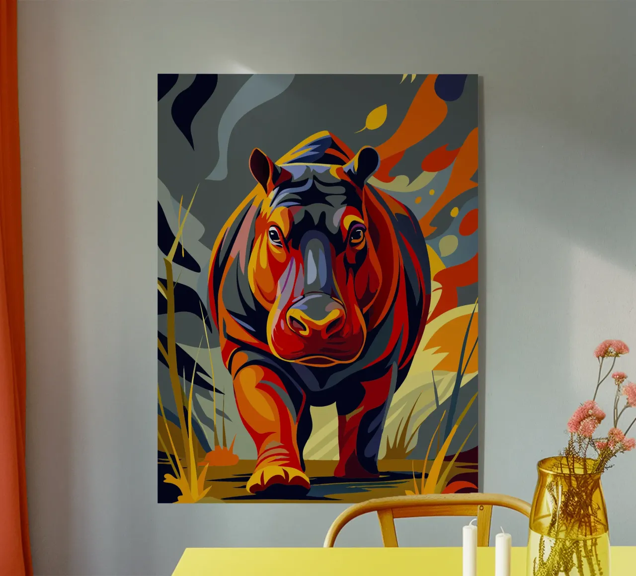 hippopotamus plexiglass da zetazone