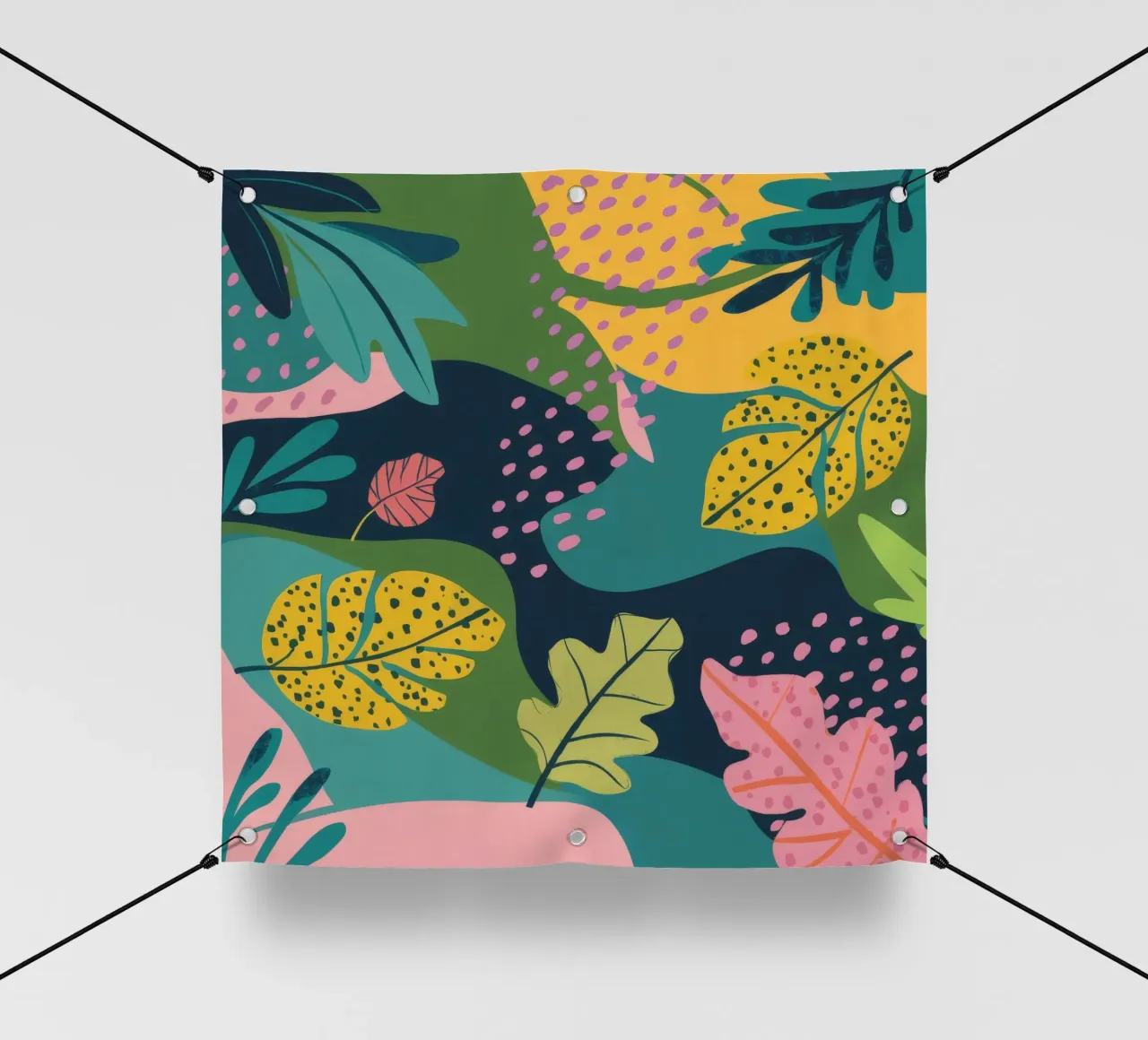 Medley di foglie d'autunno telo in pvc da Paez Harmony
