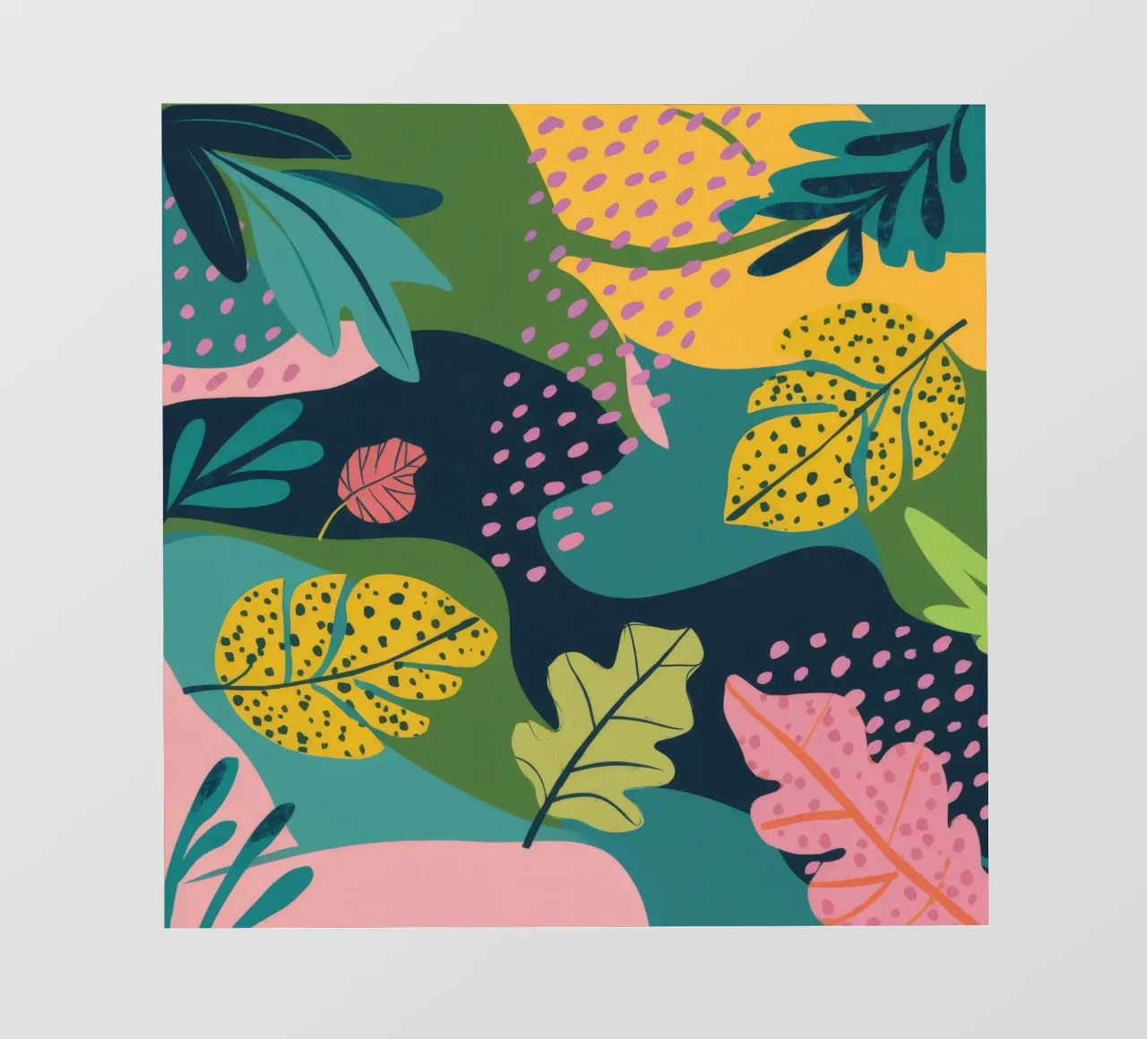 Medley di foglie d'autunno telo in pvc da Paez Harmony